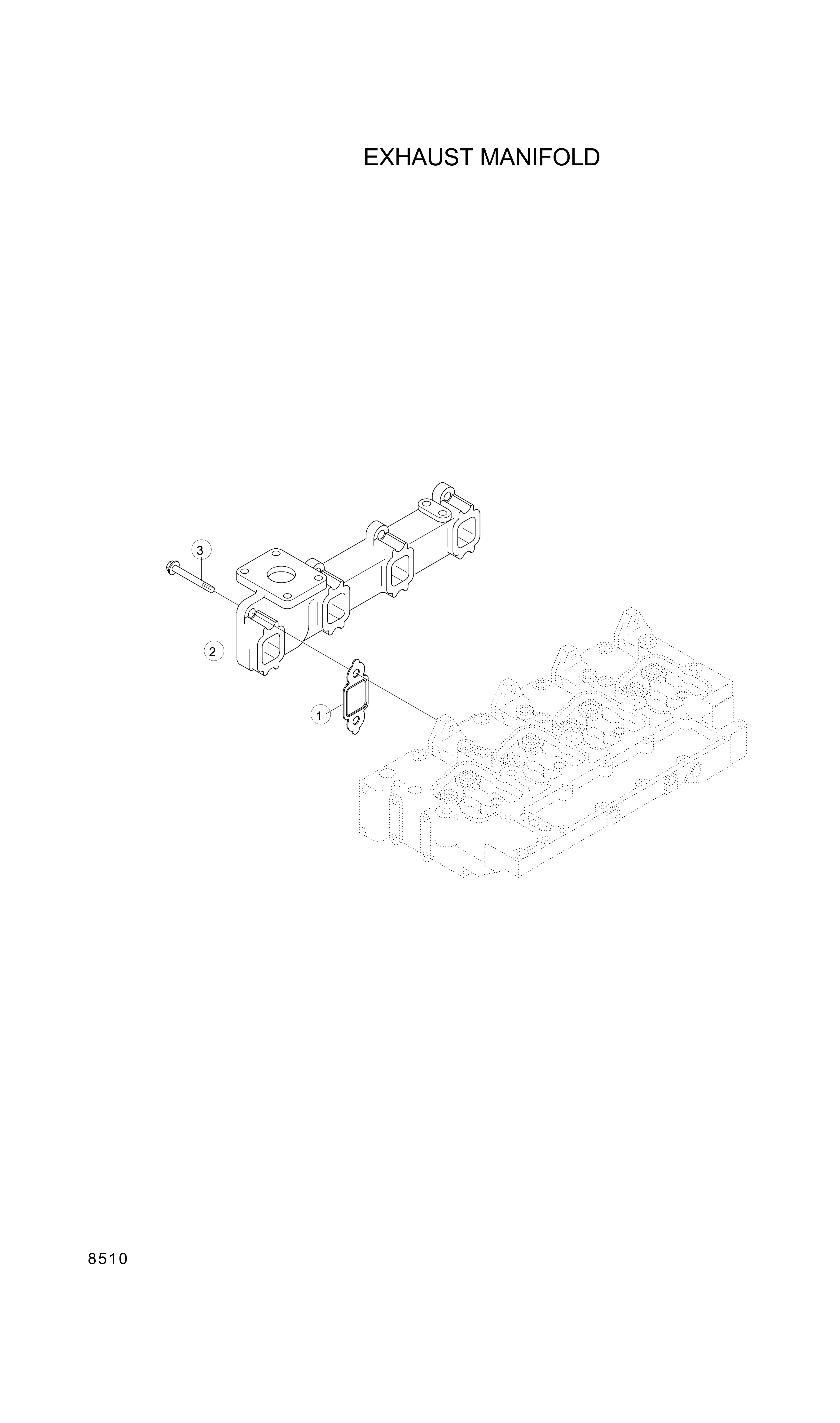 drawing for Hyundai Construction Equipment YUBP-07185 - GASKET (figure 5)