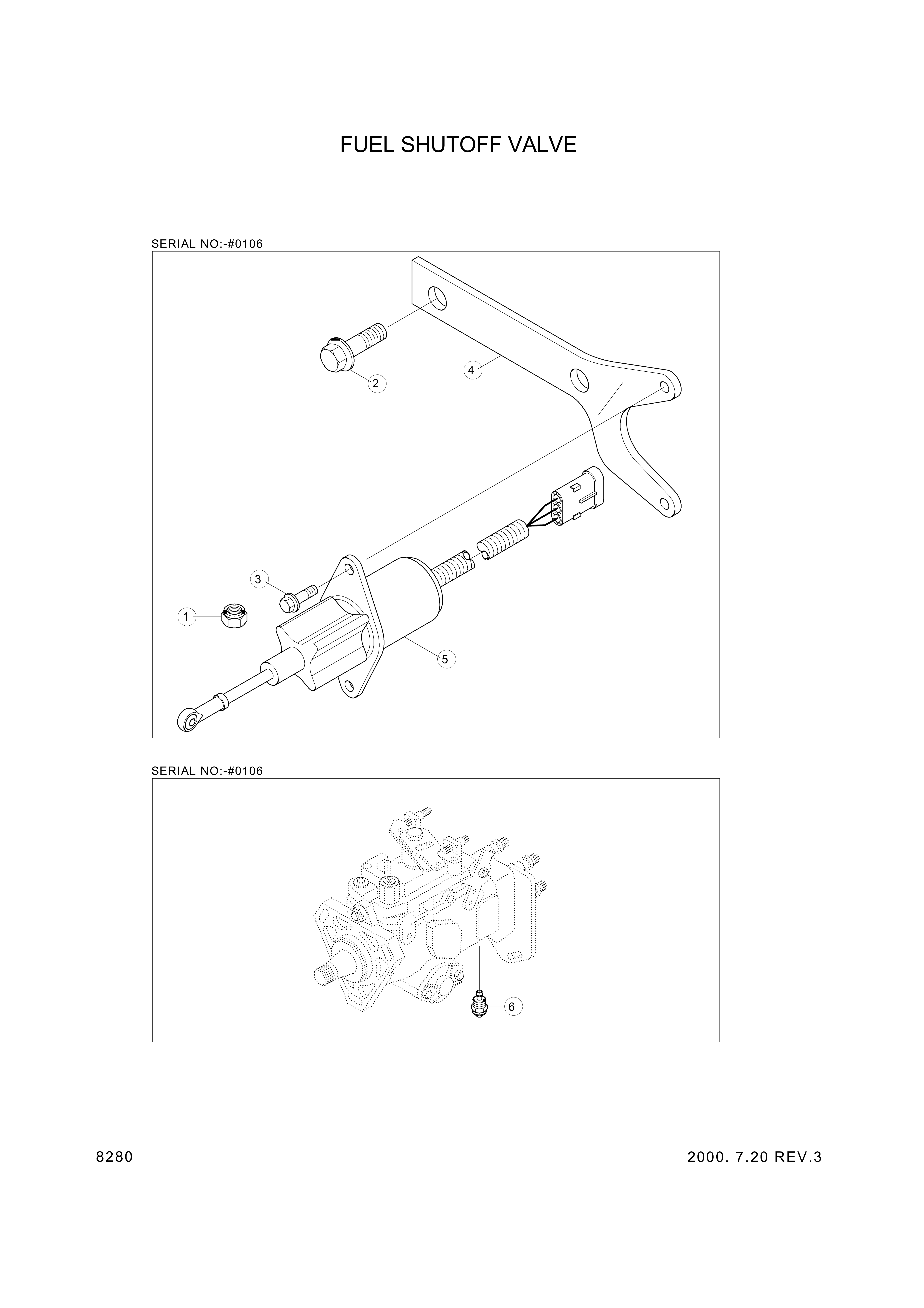 drawing for Hyundai Construction Equipment YUBP-07130 - SOLENOID KIT (figure 1)