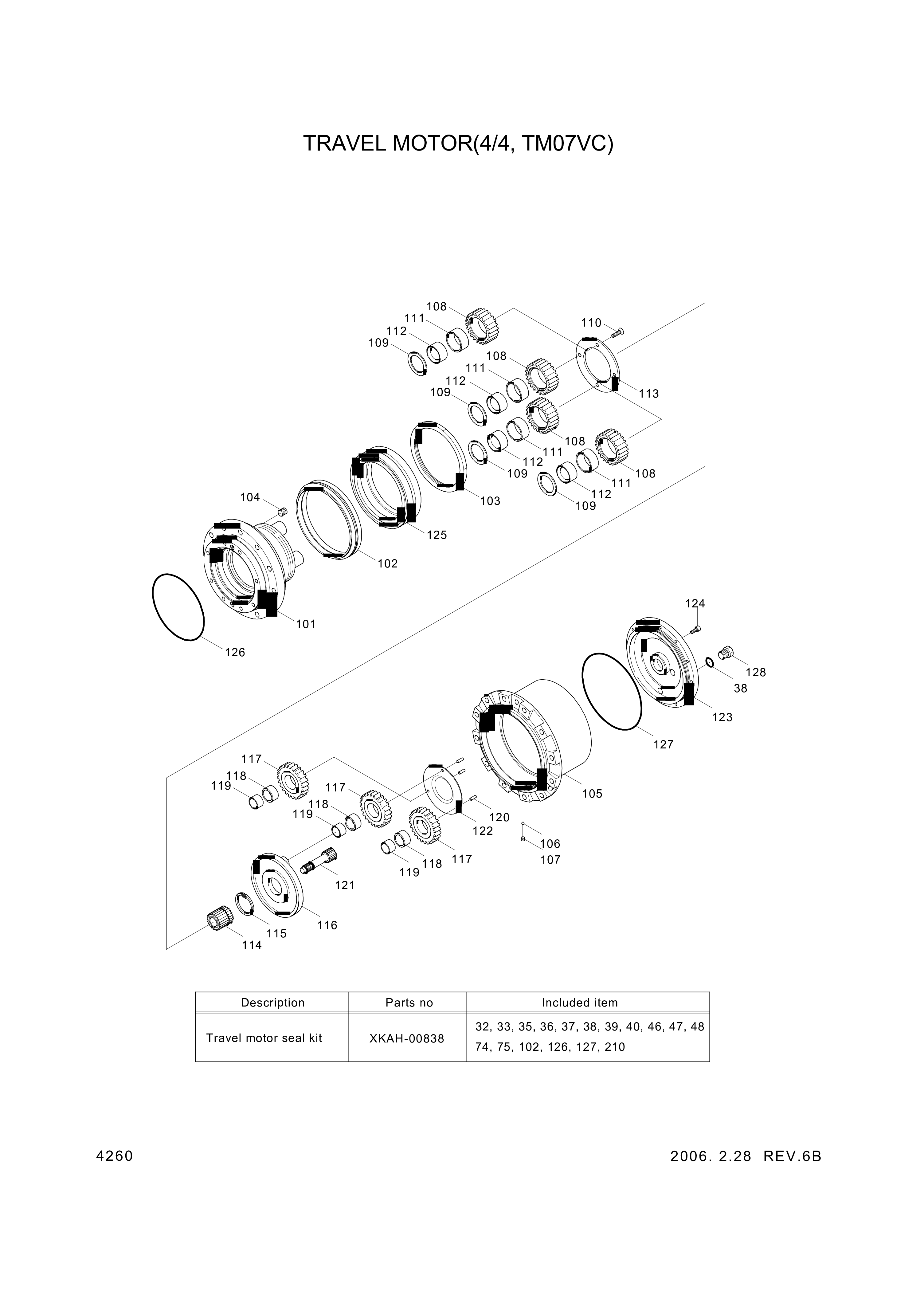 drawing for Hyundai Construction Equipment XKAH-00817 - HOUSING-MOTOR (figure 2)