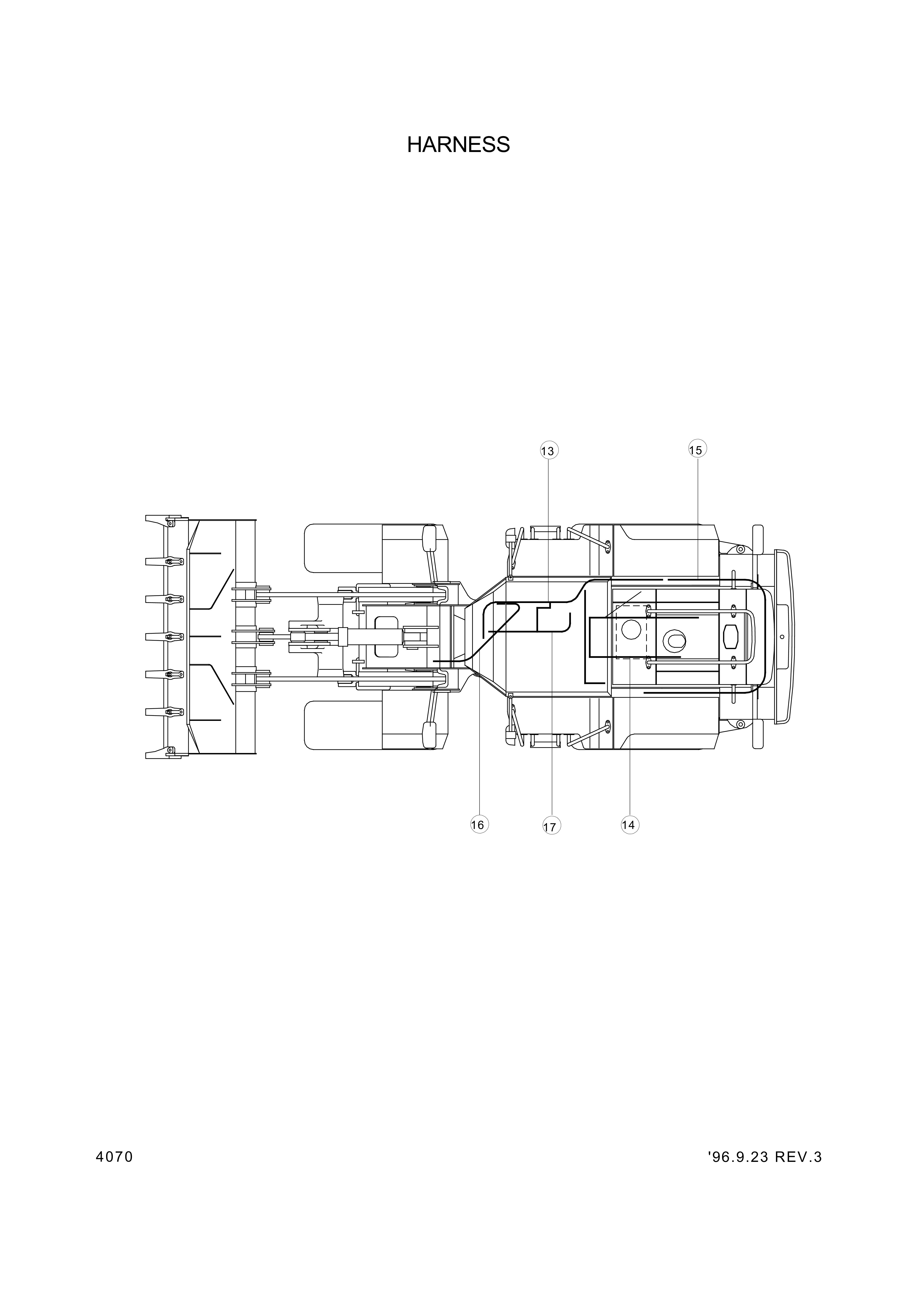 drawing for Hyundai Construction Equipment 6029-204-737 - CONNECTOR-CABLE (figure 4)