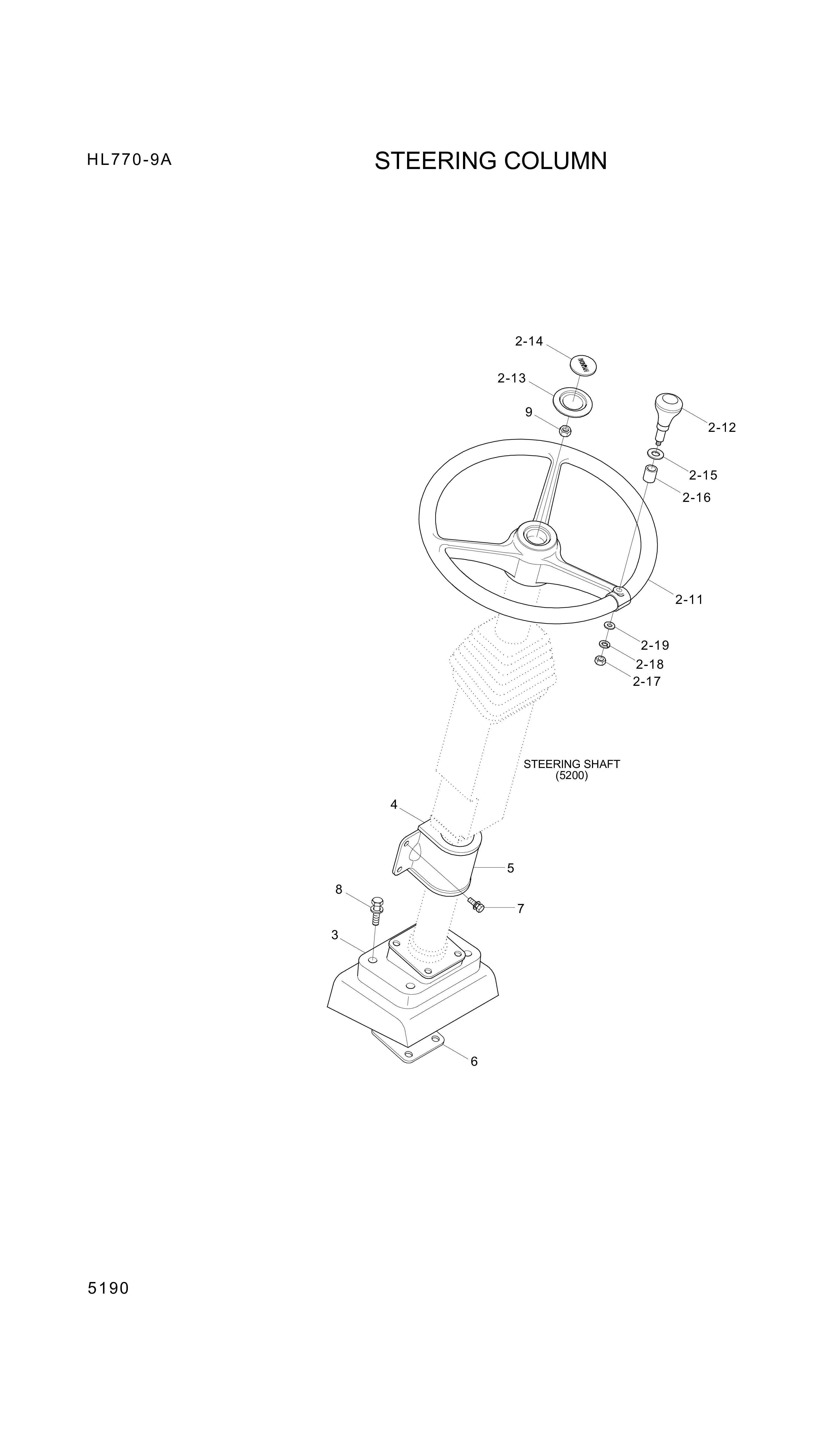 drawing for Hyundai Construction Equipment S207-16100B - NUT-HEX (figure 5)