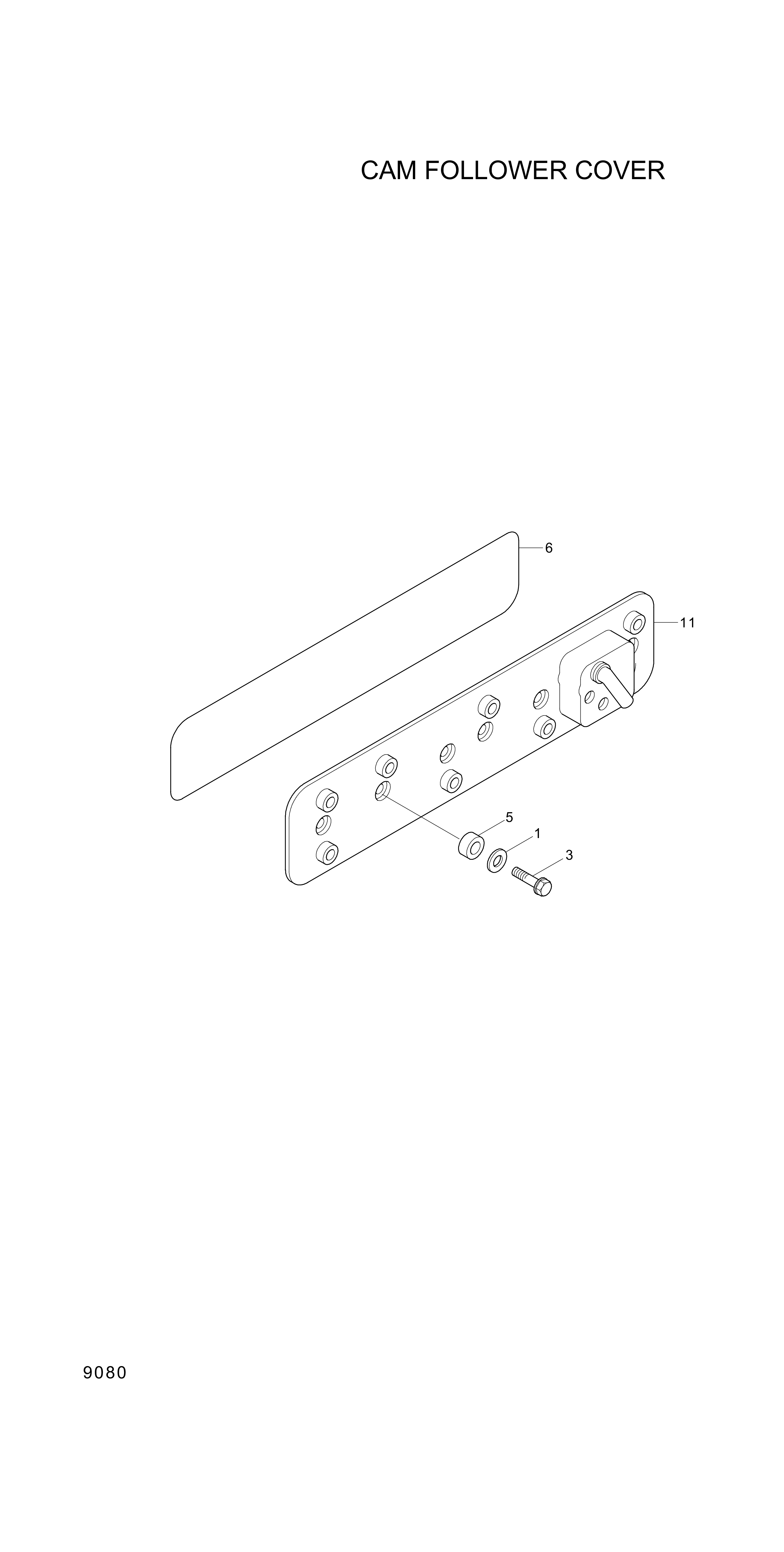 drawing for Hyundai Construction Equipment YUBP-07021 - SCREW (figure 3)