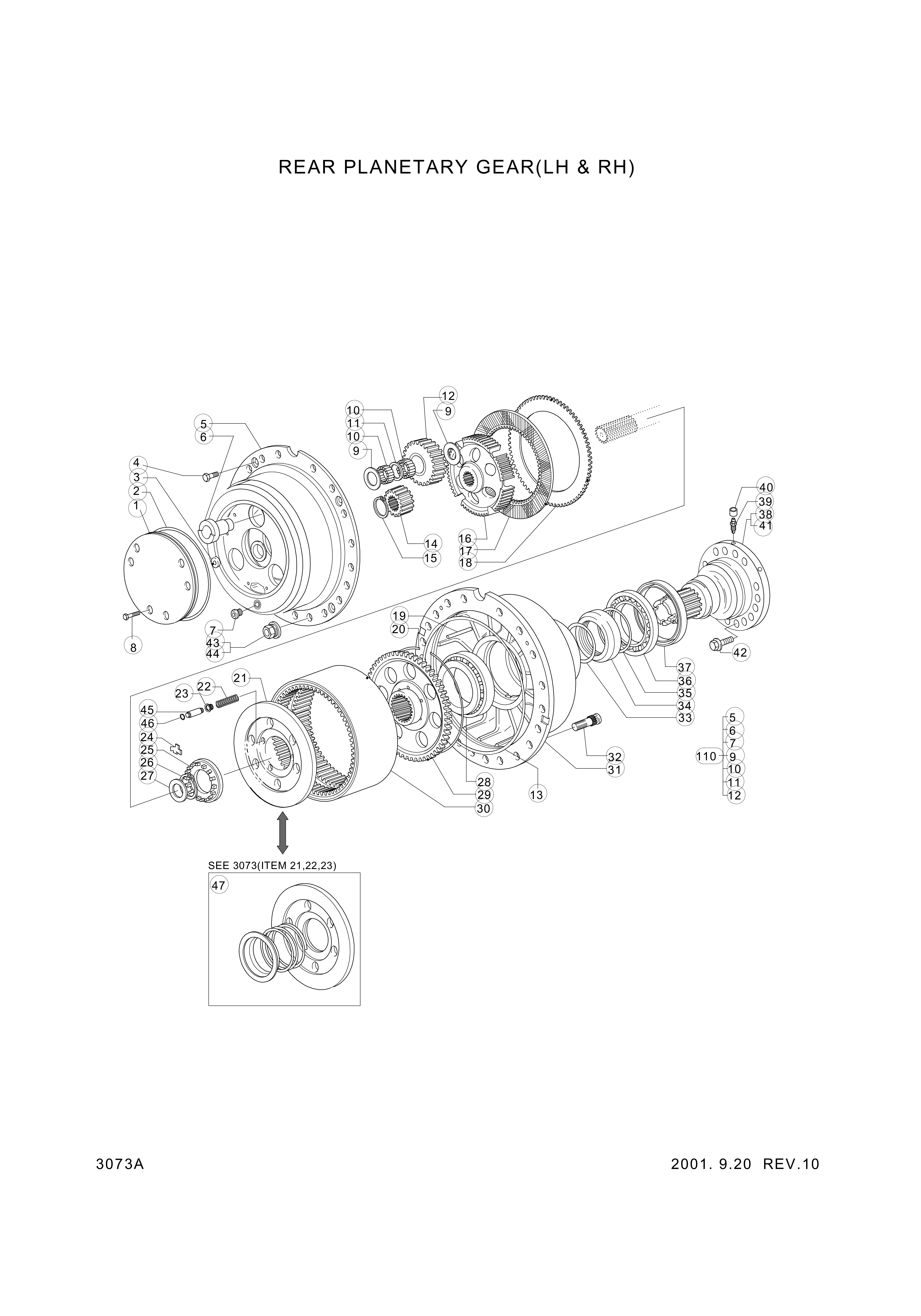 drawing for Hyundai Construction Equipment 9541-01075 - RING-RETAINING (figure 5)