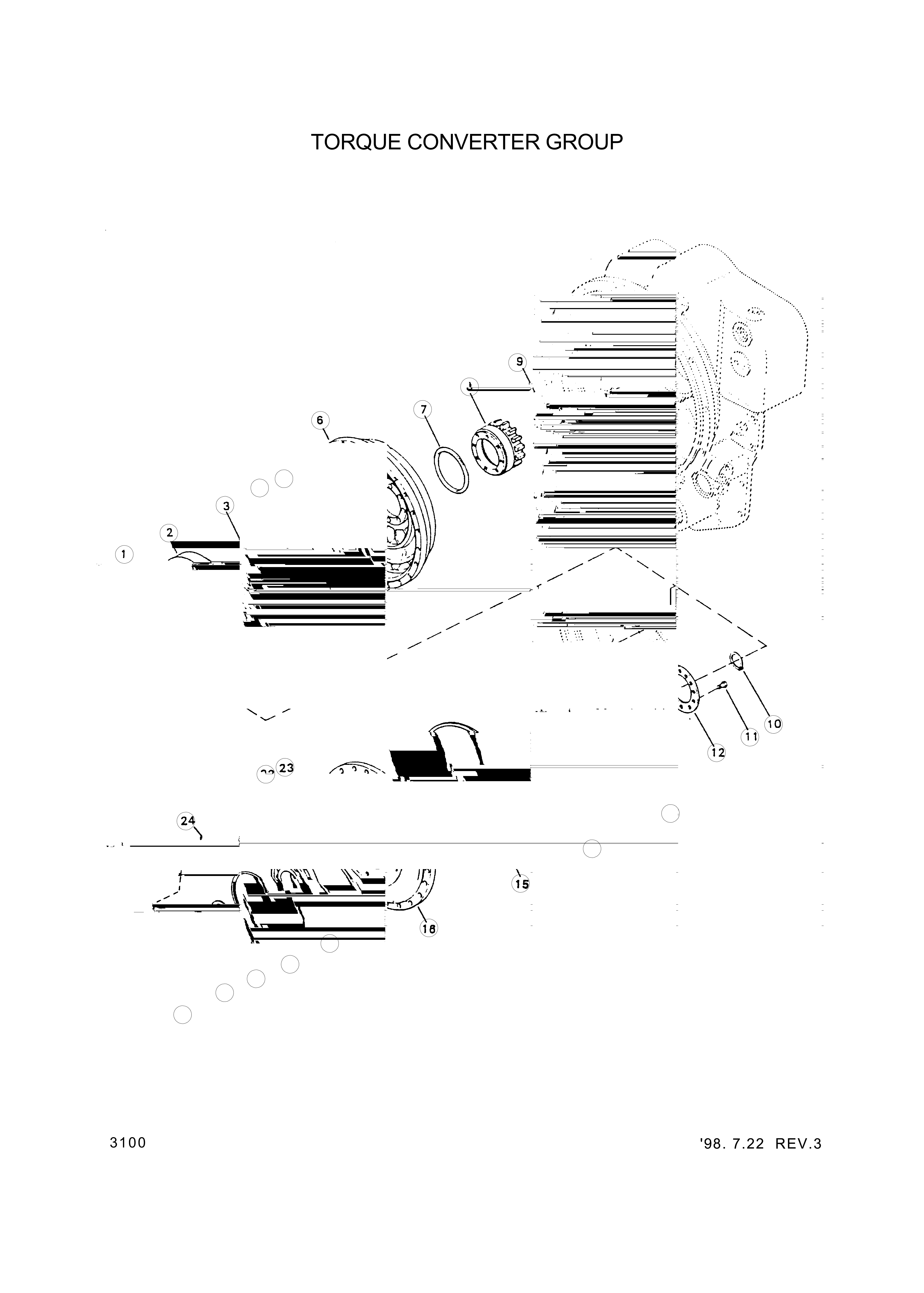 drawing for Hyundai Construction Equipment YBAA-01386 - BOLT-STUD (figure 1)
