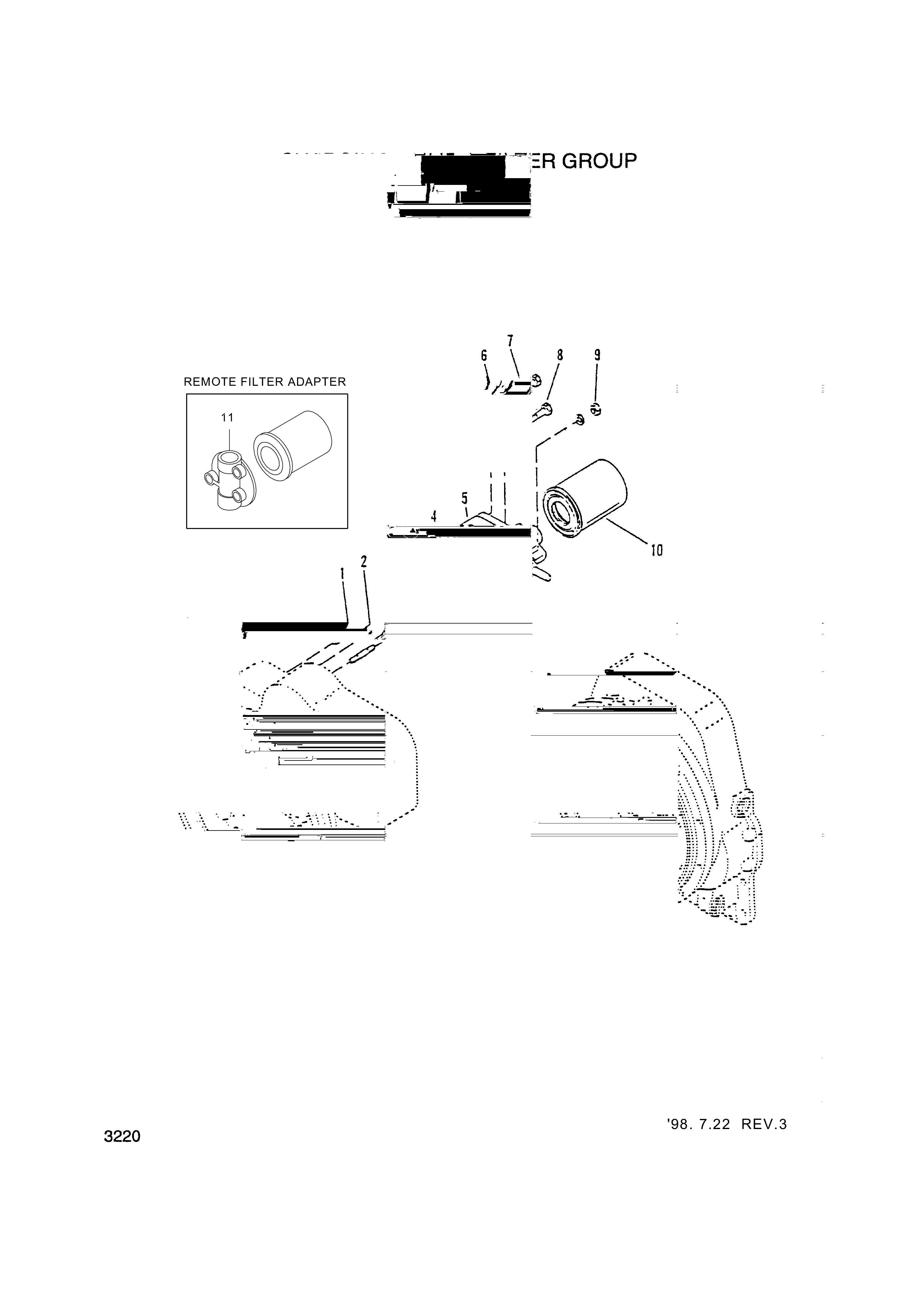 drawing for Hyundai Construction Equipment YBAA-01498 - FILTER-TRANSMISSION (figure 1)