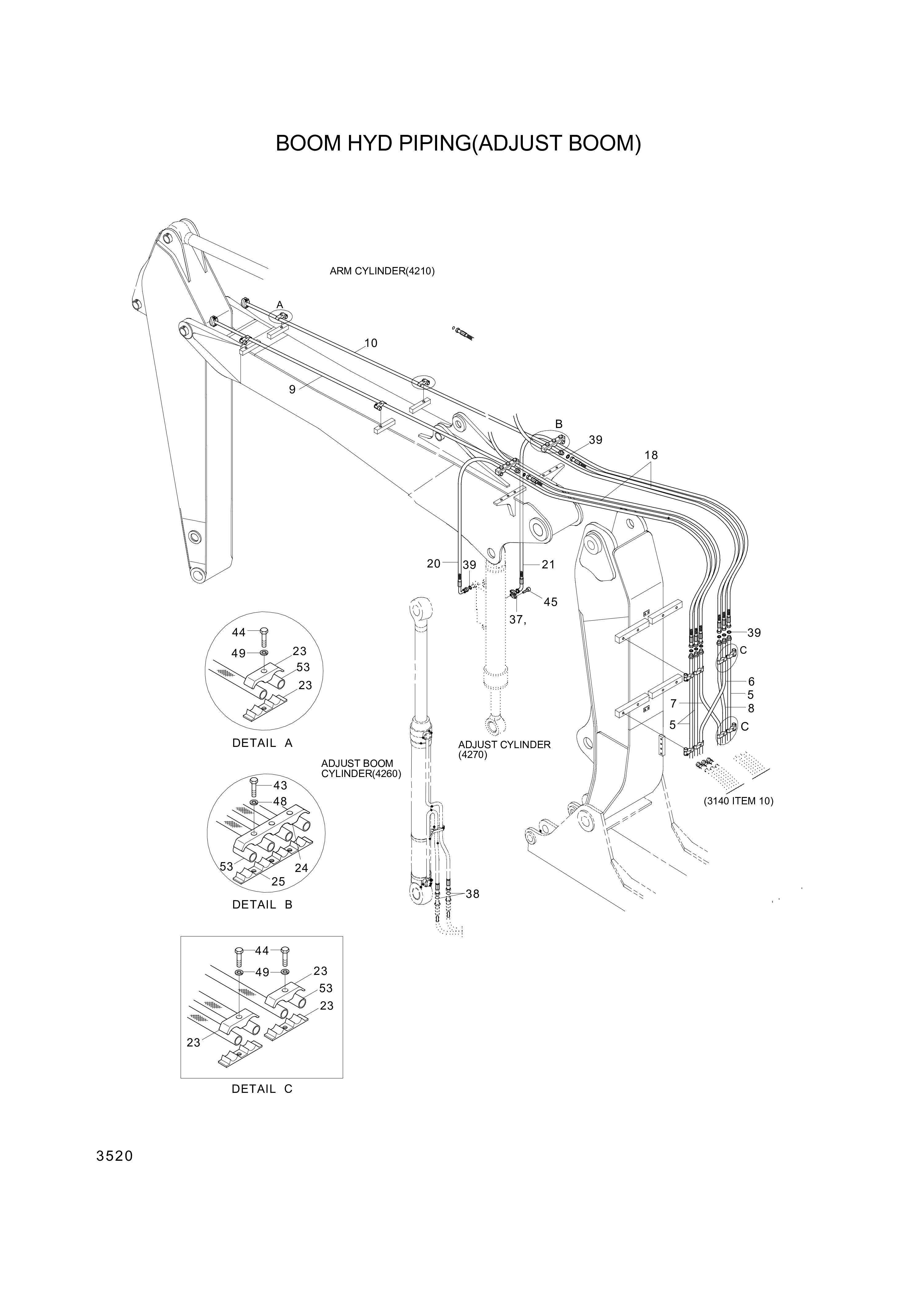 drawing for Hyundai Construction Equipment P980-127339 - HOSE ASSY-ORFS&FLG