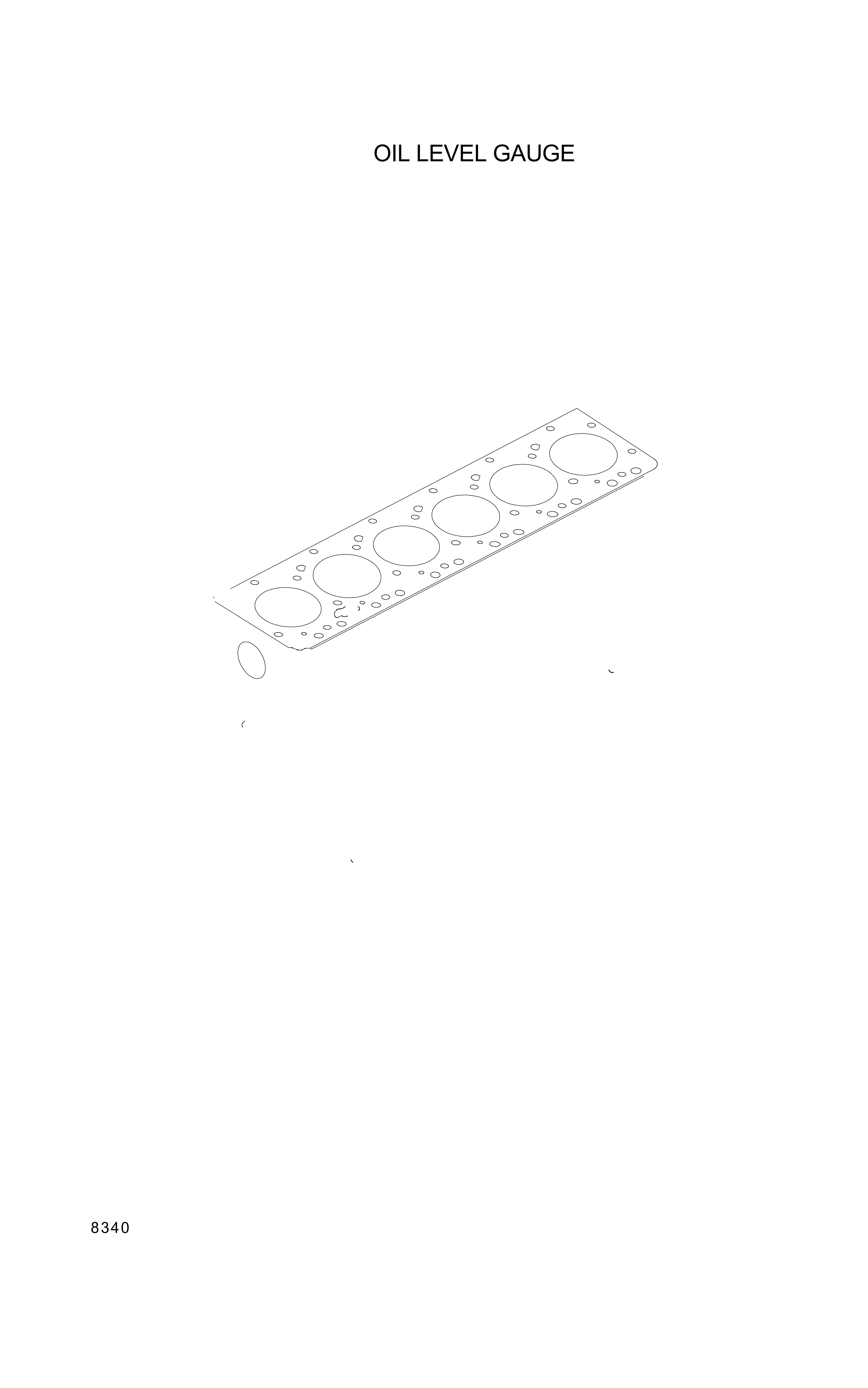 drawing for Hyundai Construction Equipment YUBP-05030 - PIPE-DIPSTICK (figure 1)