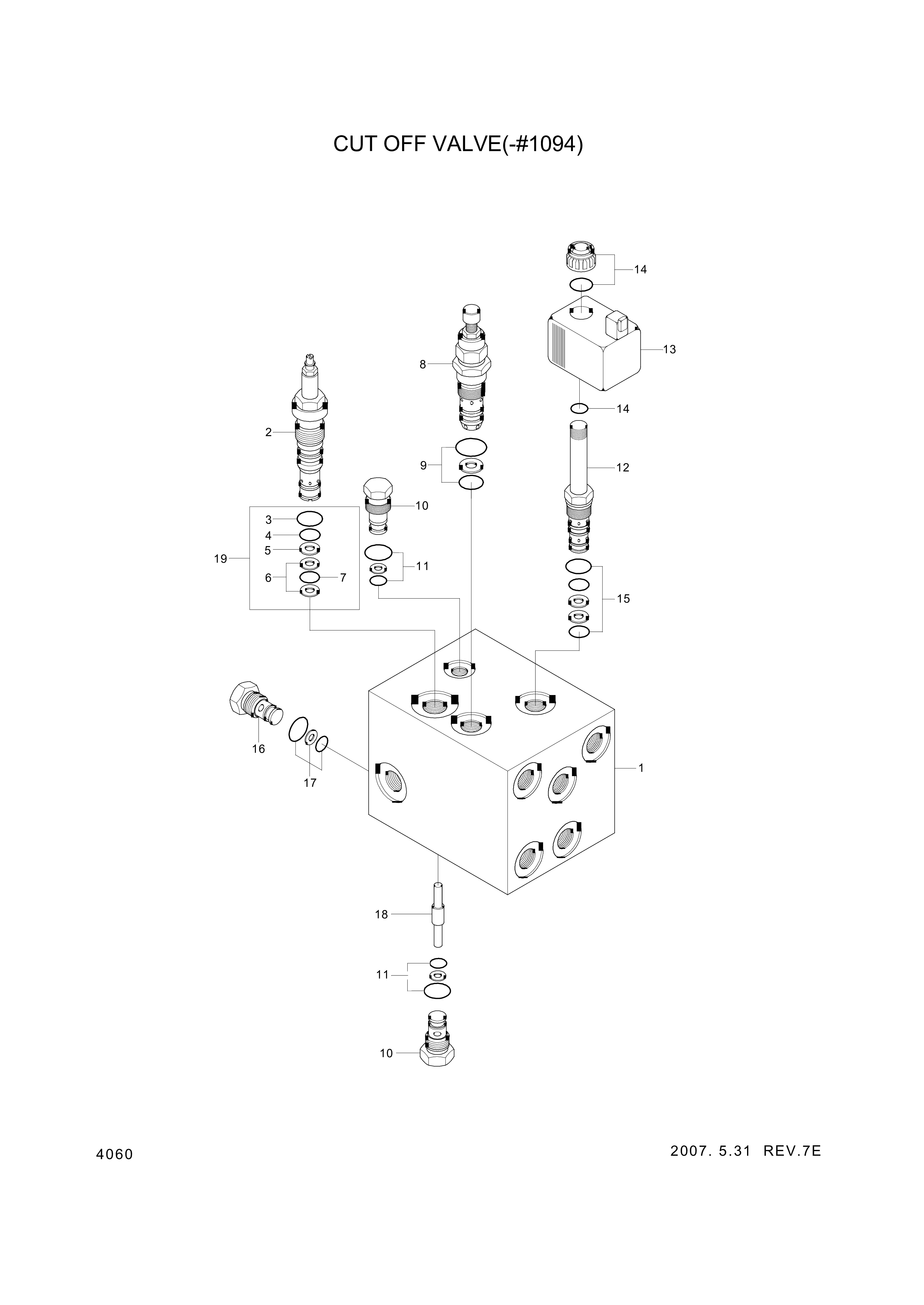 drawing for Hyundai Construction Equipment XKAL-00010 - RING-BACKUP (figure 4)