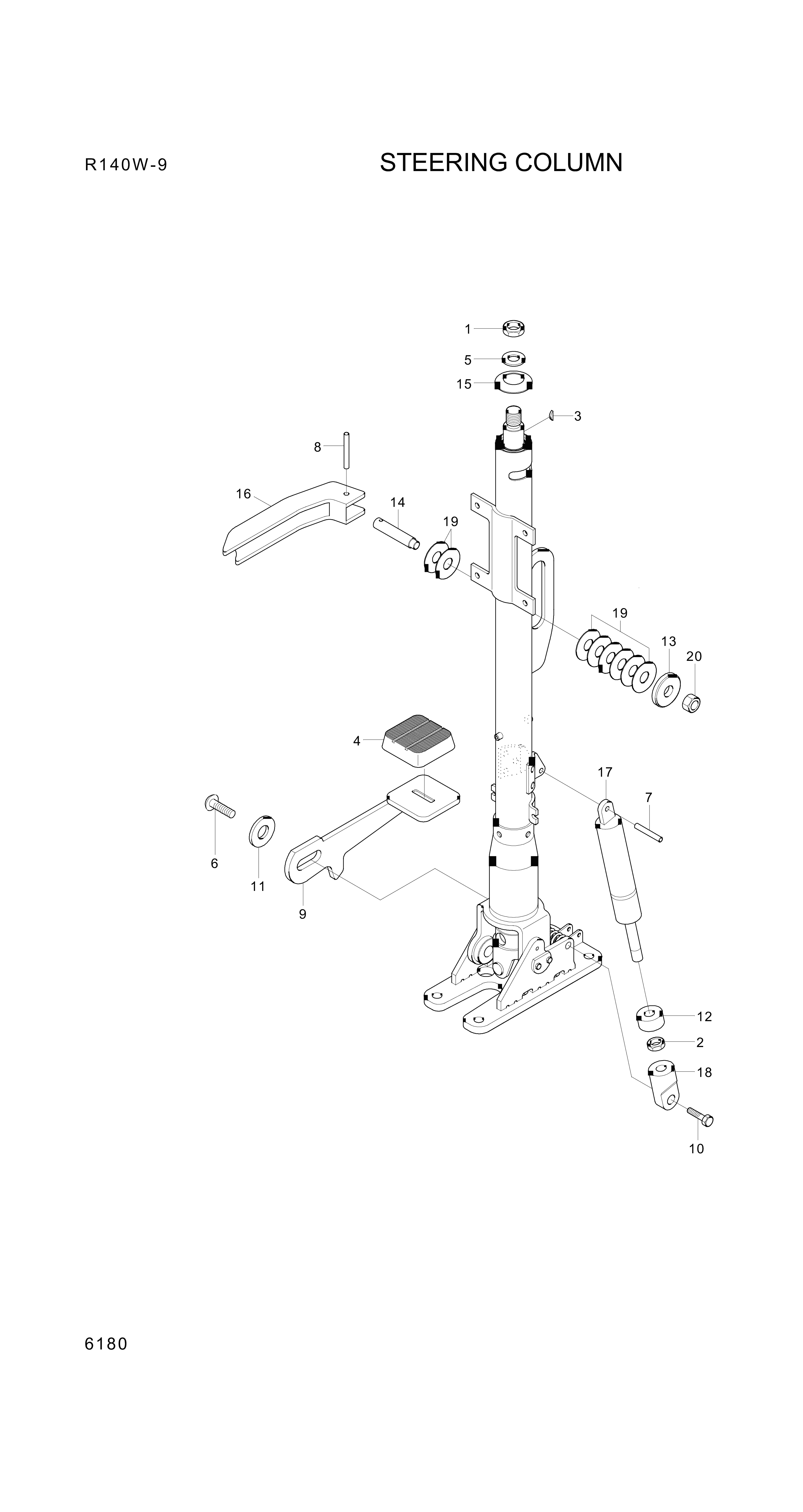 drawing for Hyundai Construction Equipment 0026-0931 - PIN (figure 3)