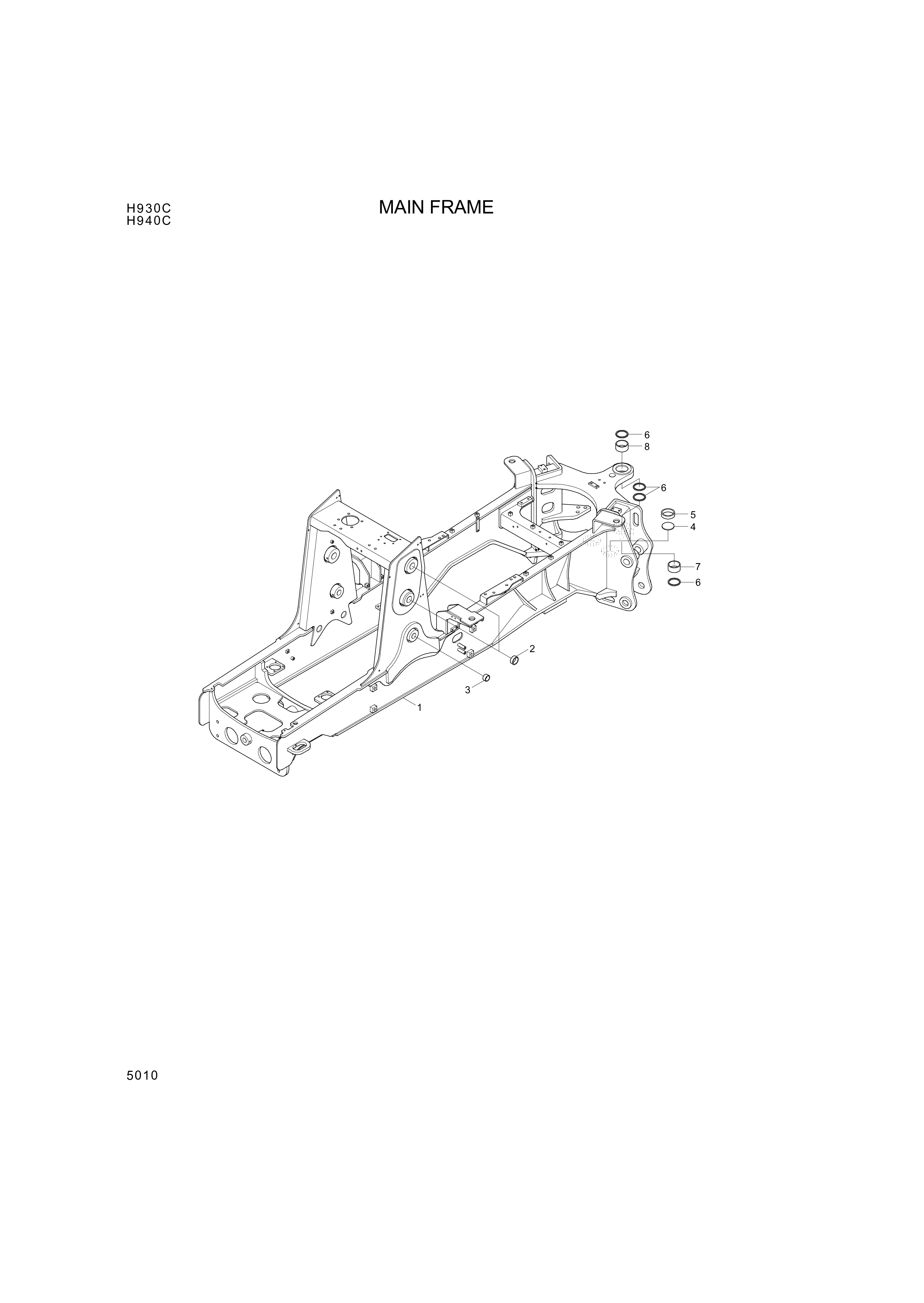 drawing for Hyundai Construction Equipment X114-702045 - BUSHING-PIN (figure 3)