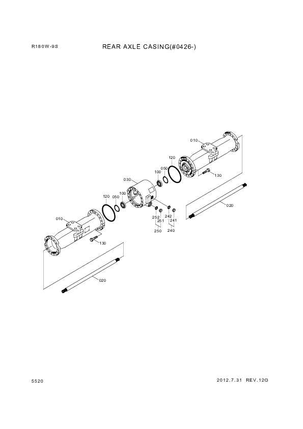 drawing for Hyundai Construction Equipment 0750-117-763 - Bearing-Roller (figure 2)