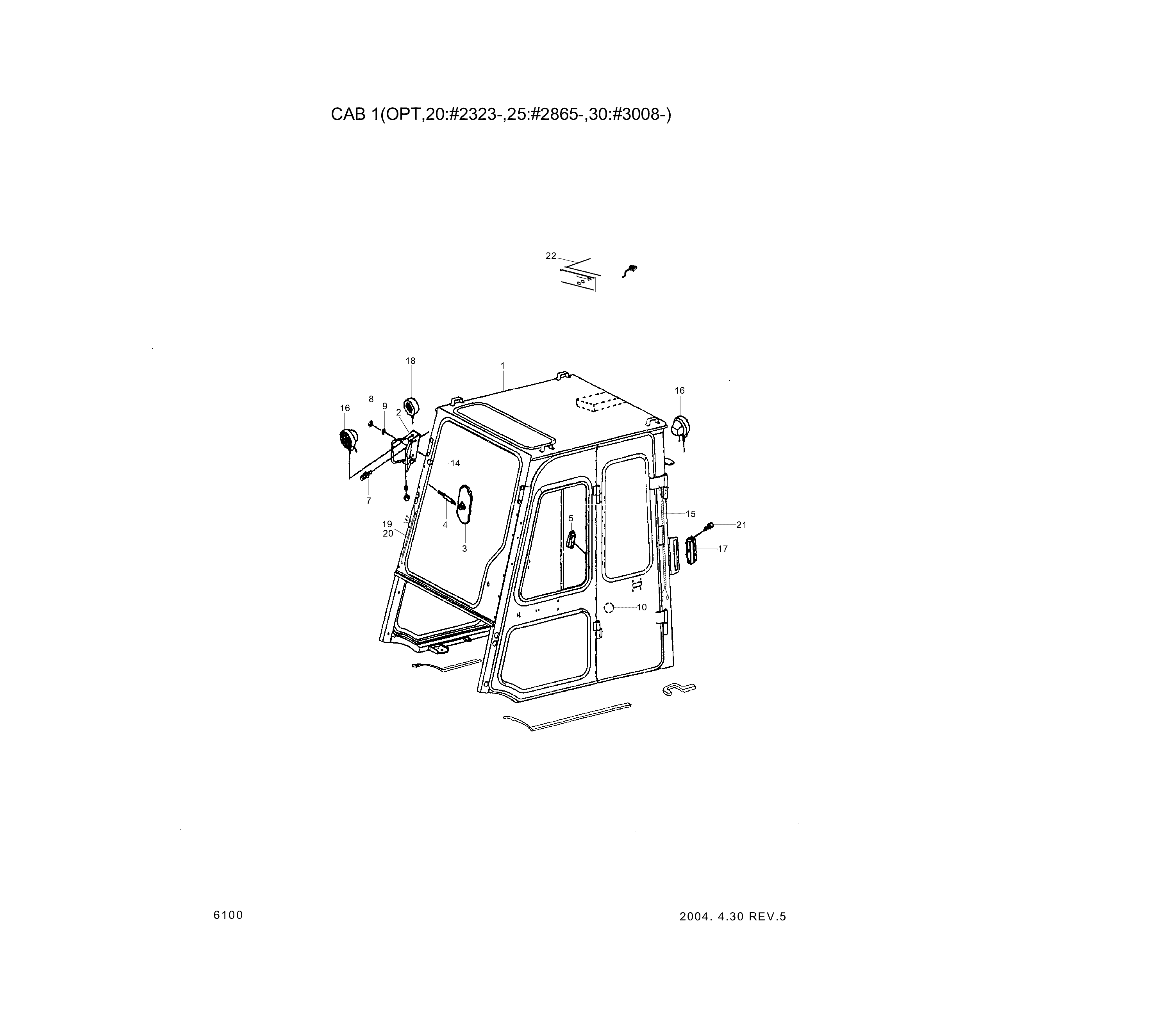 drawing for Hyundai Construction Equipment S295-060002 - NUT-CAP (figure 5)