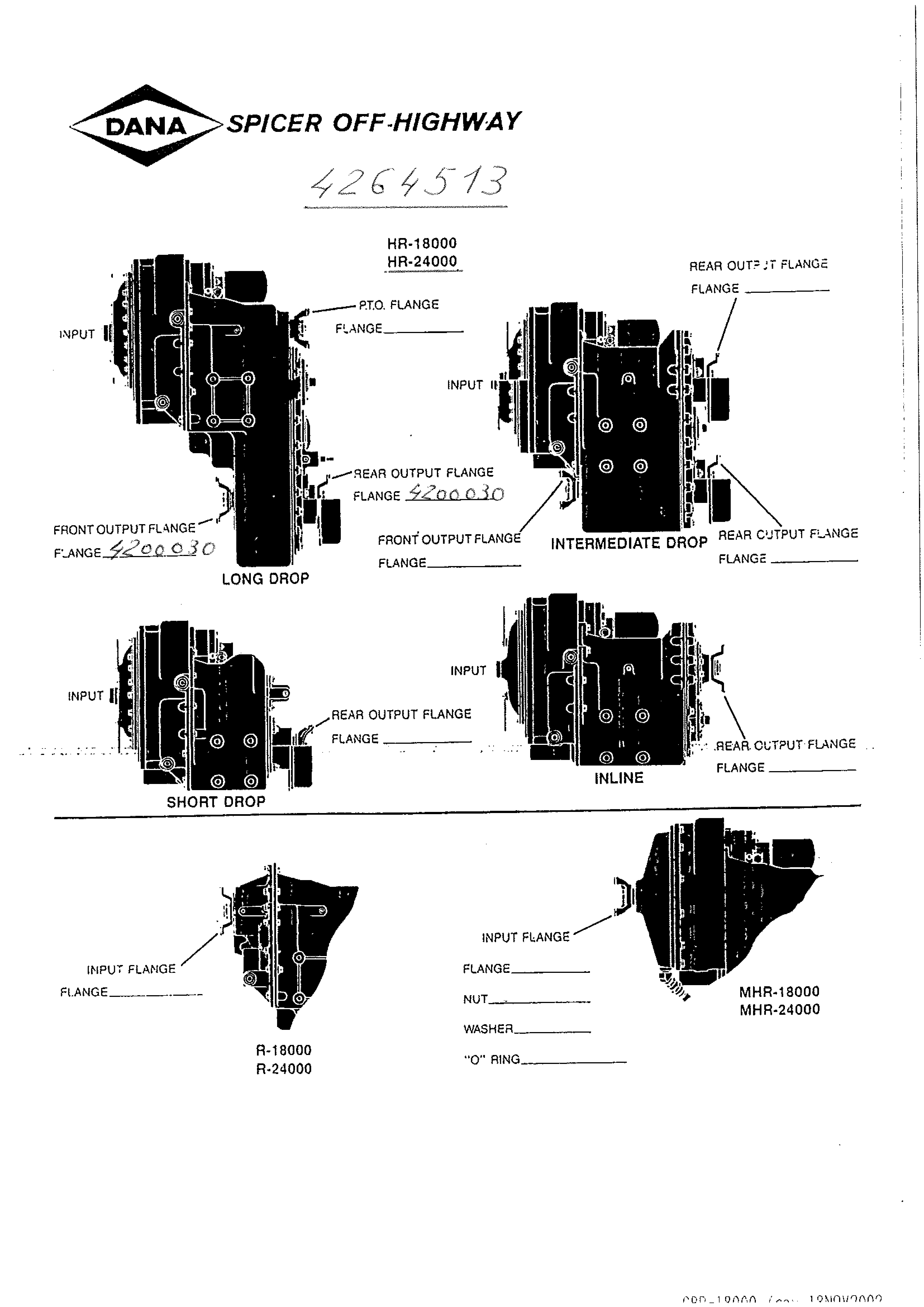 drawing for PAUS 577003 - FLANGE (figure 1)