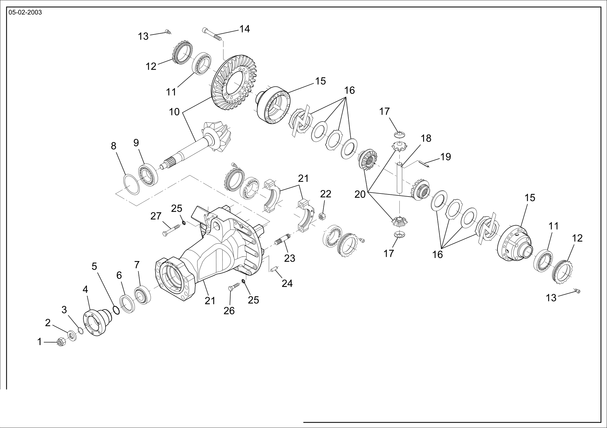 drawing for CNH NEW HOLLAND 87611403 - CYLINDER BOLT