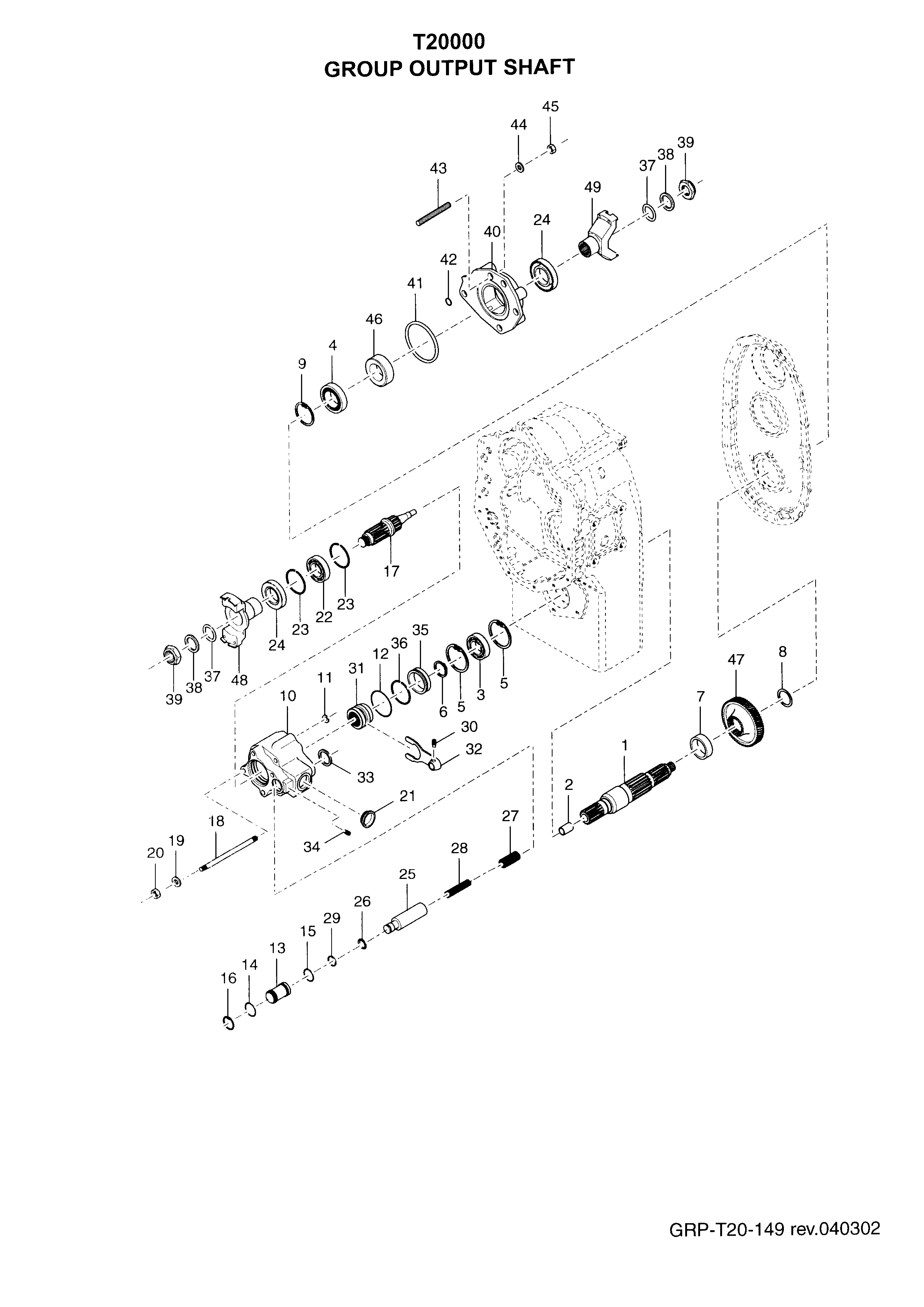 drawing for ROYAL TRACTOR R03232-138 - BEARING (figure 3)
