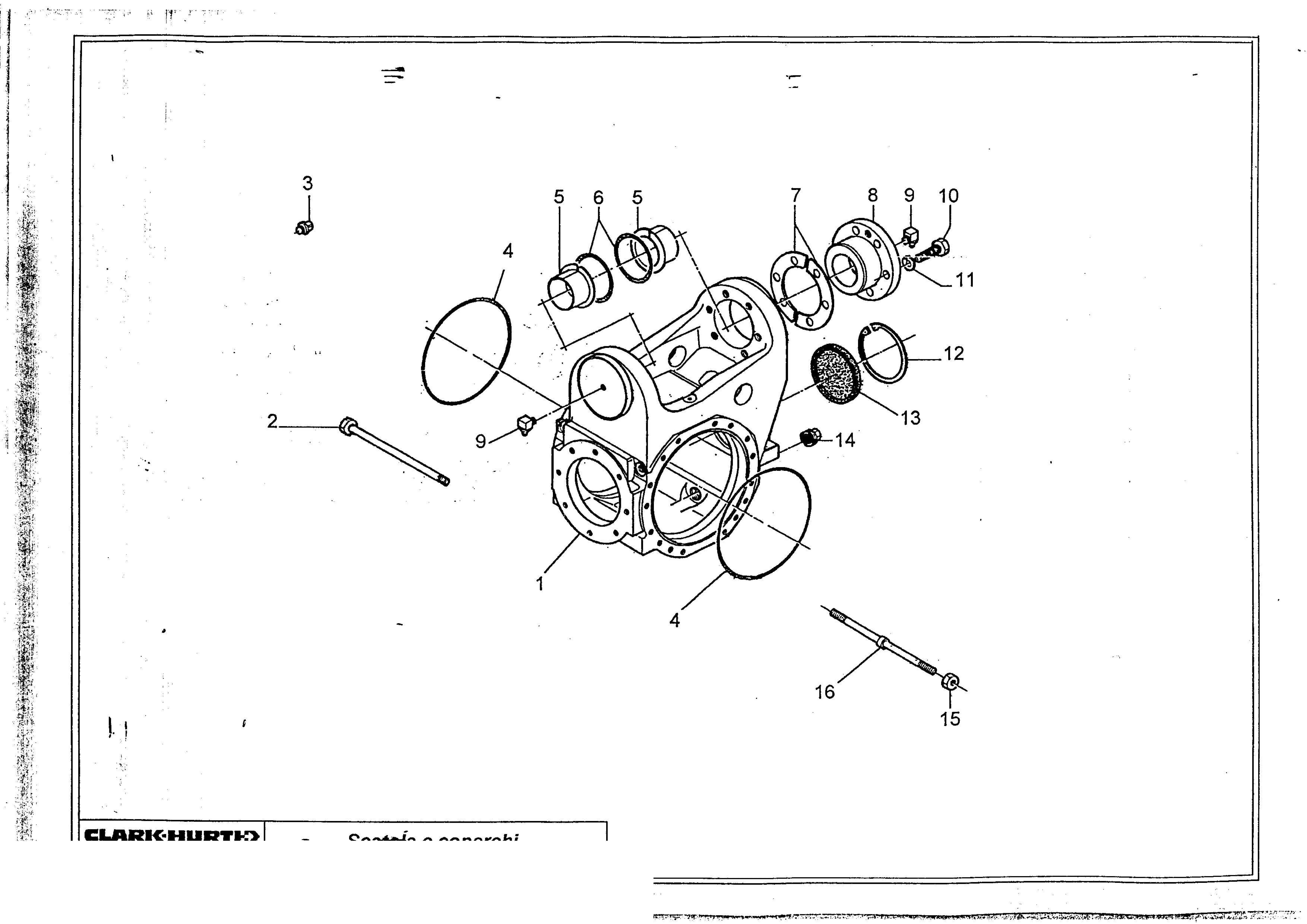 drawing for VENIERI 243.2.502 - THRUST BUSHING (figure 1)