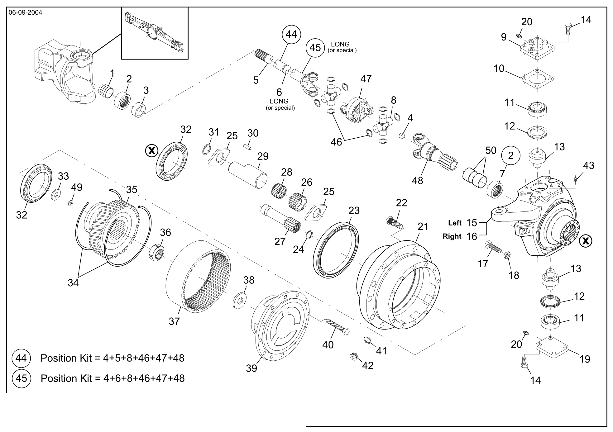 drawing for LANDINI 3426257M2 - PINION (figure 1)