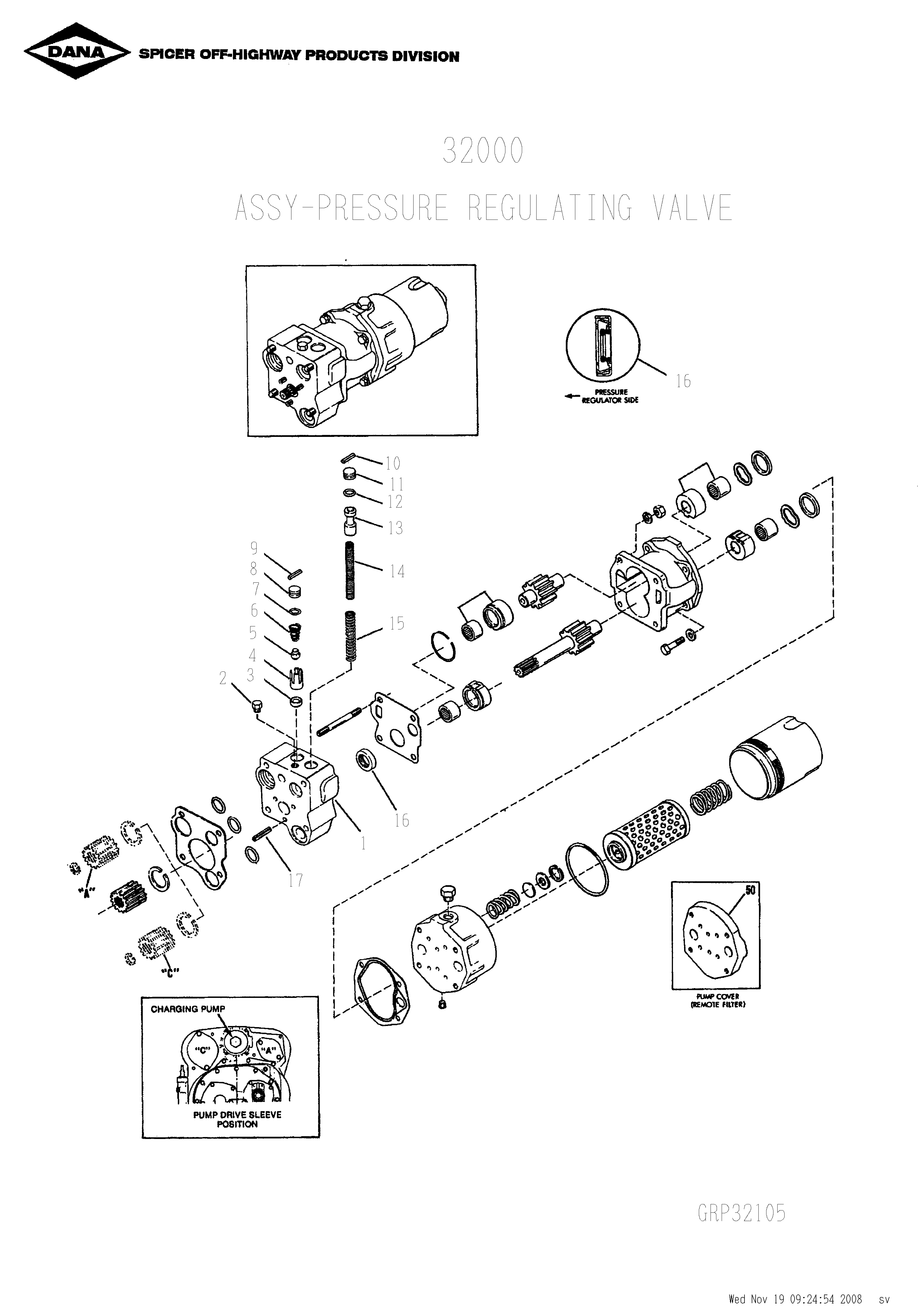 drawing for O & K 2039281 - VALVE SPOOL (figure 2)