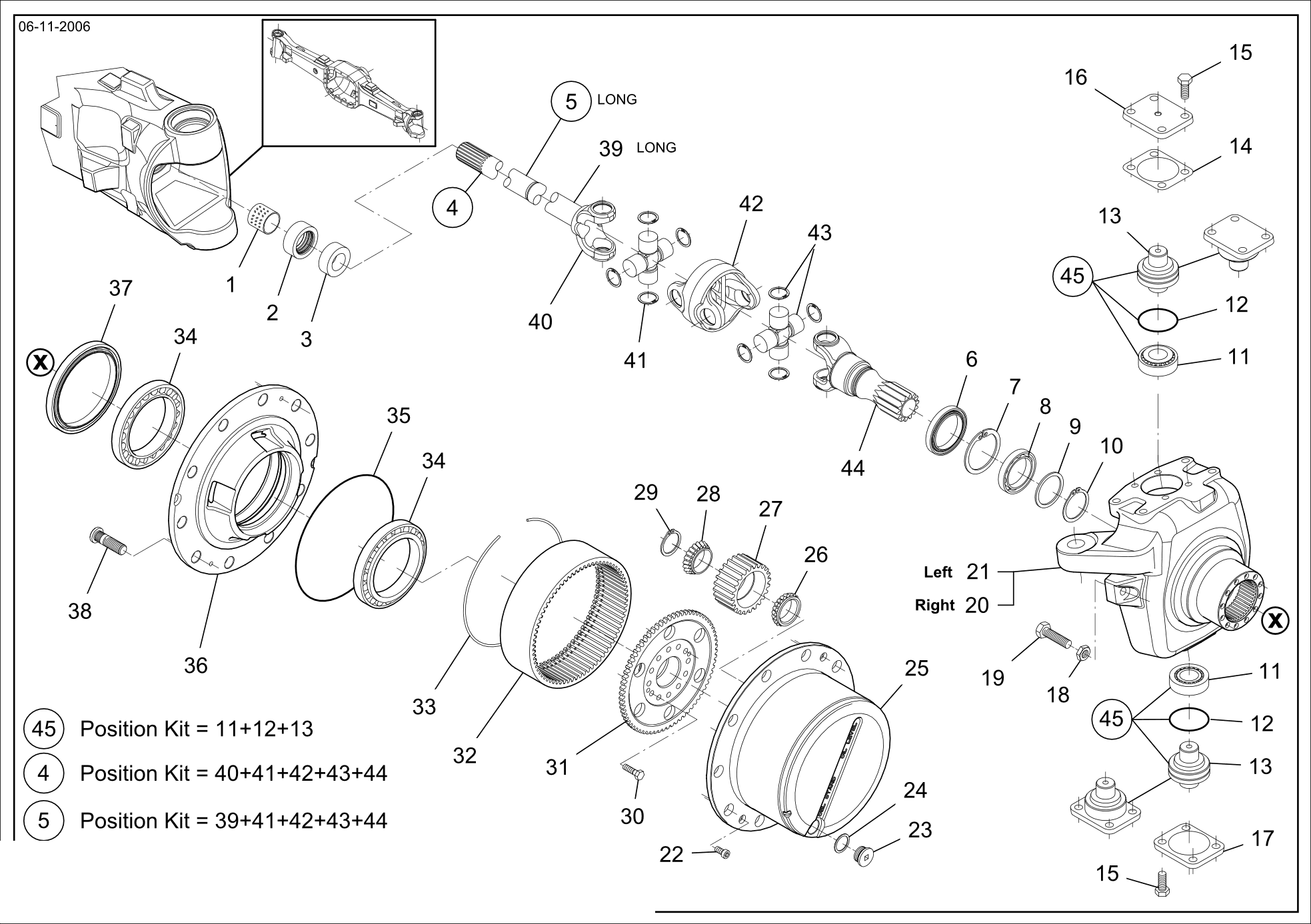 drawing for CNH NEW HOLLAND 87611432 - PIVOT PIN