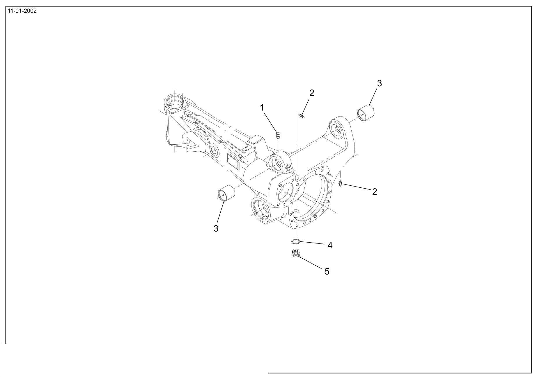drawing for CLARK 06000.139354 - BUSHING (figure 1)