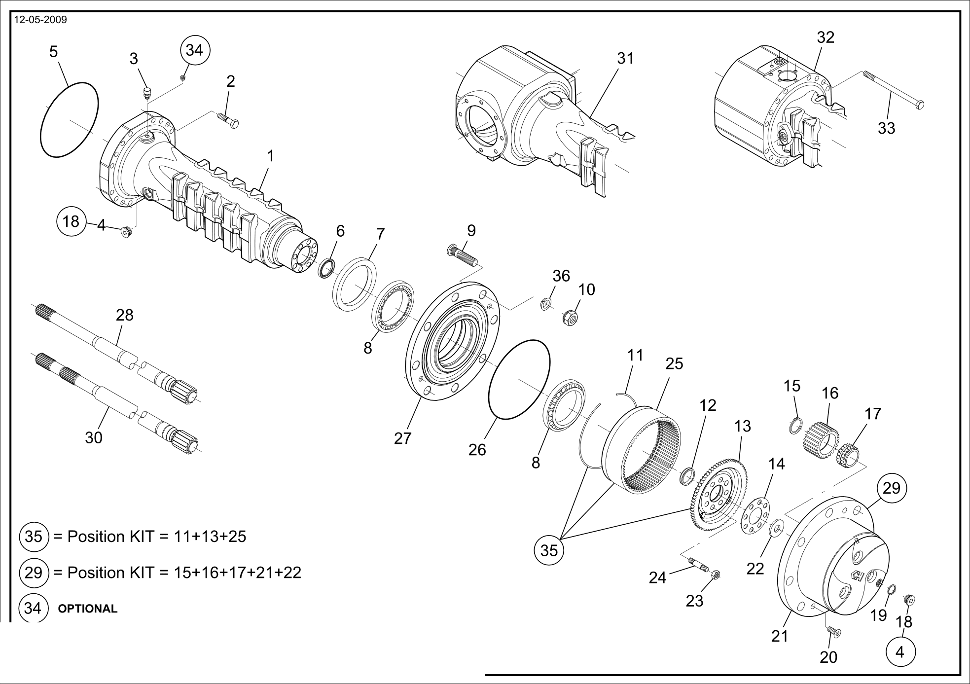 drawing for CNH NEW HOLLAND 76086072 - RING GEAR