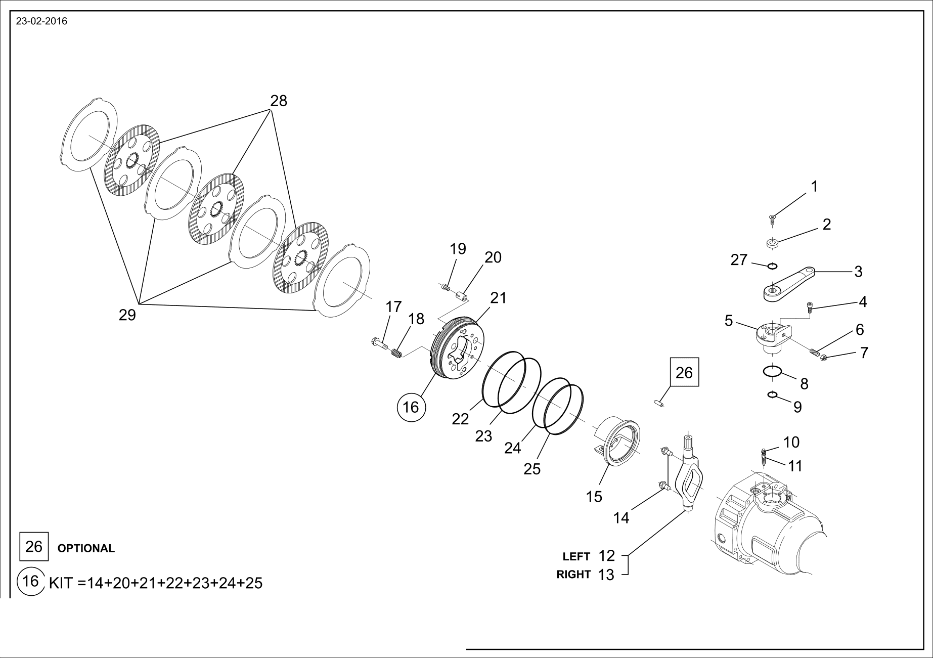 drawing for WEILER 13967C101 - LEVER (figure 1)