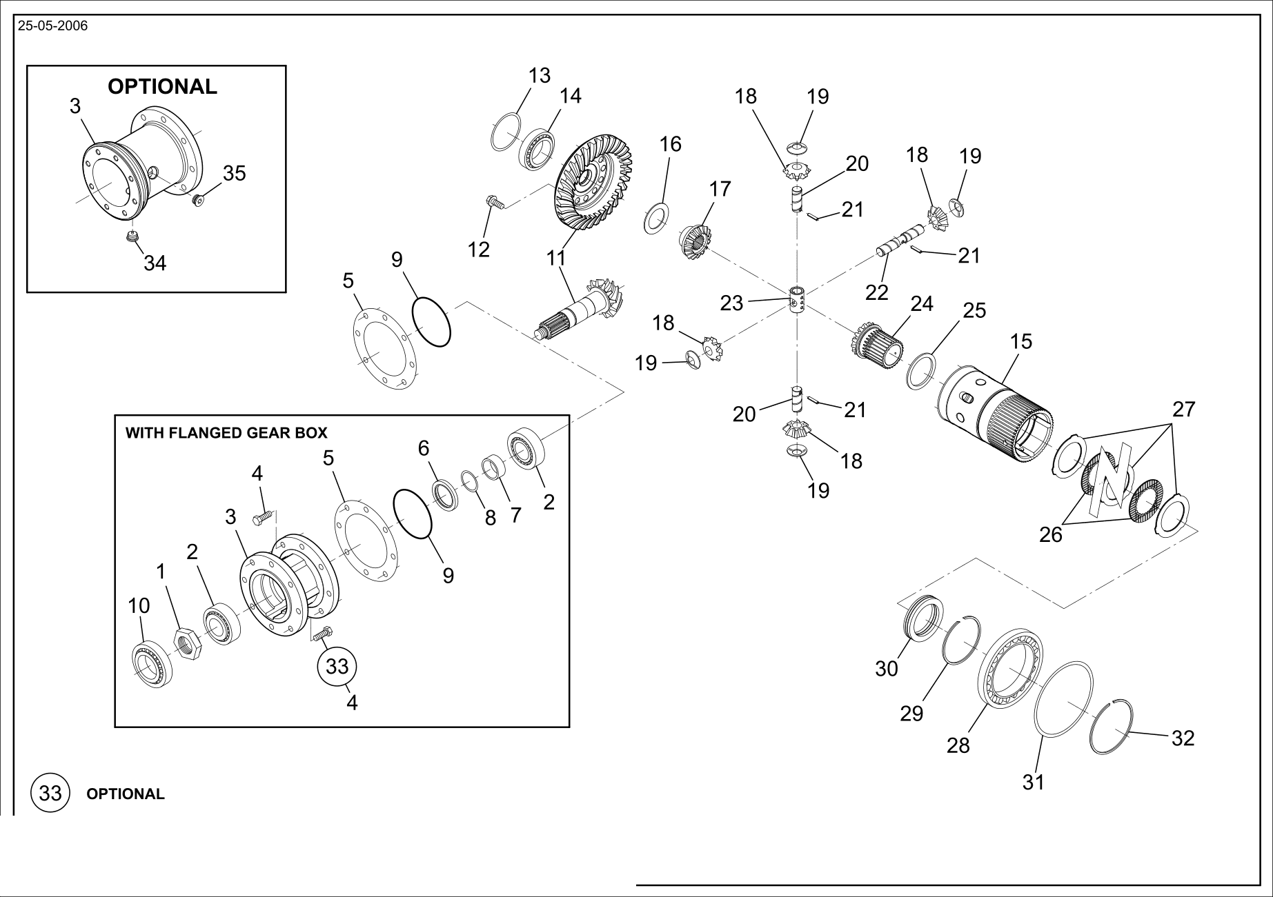 drawing for VENIERI 243.3.122 - SHAFT RETAINER (figure 4)
