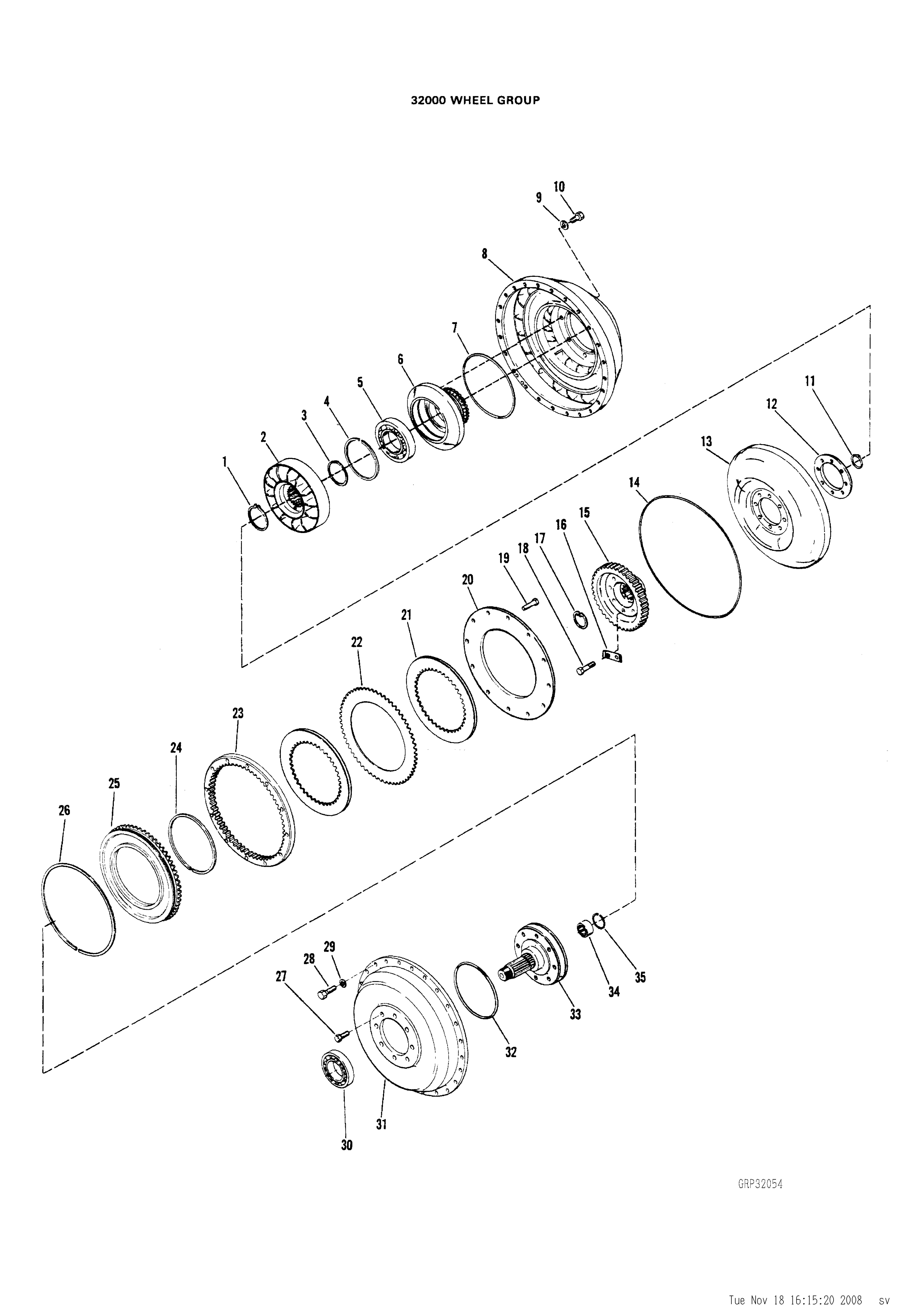 drawing for NACCO GROUP 0330558 - RING (figure 3)