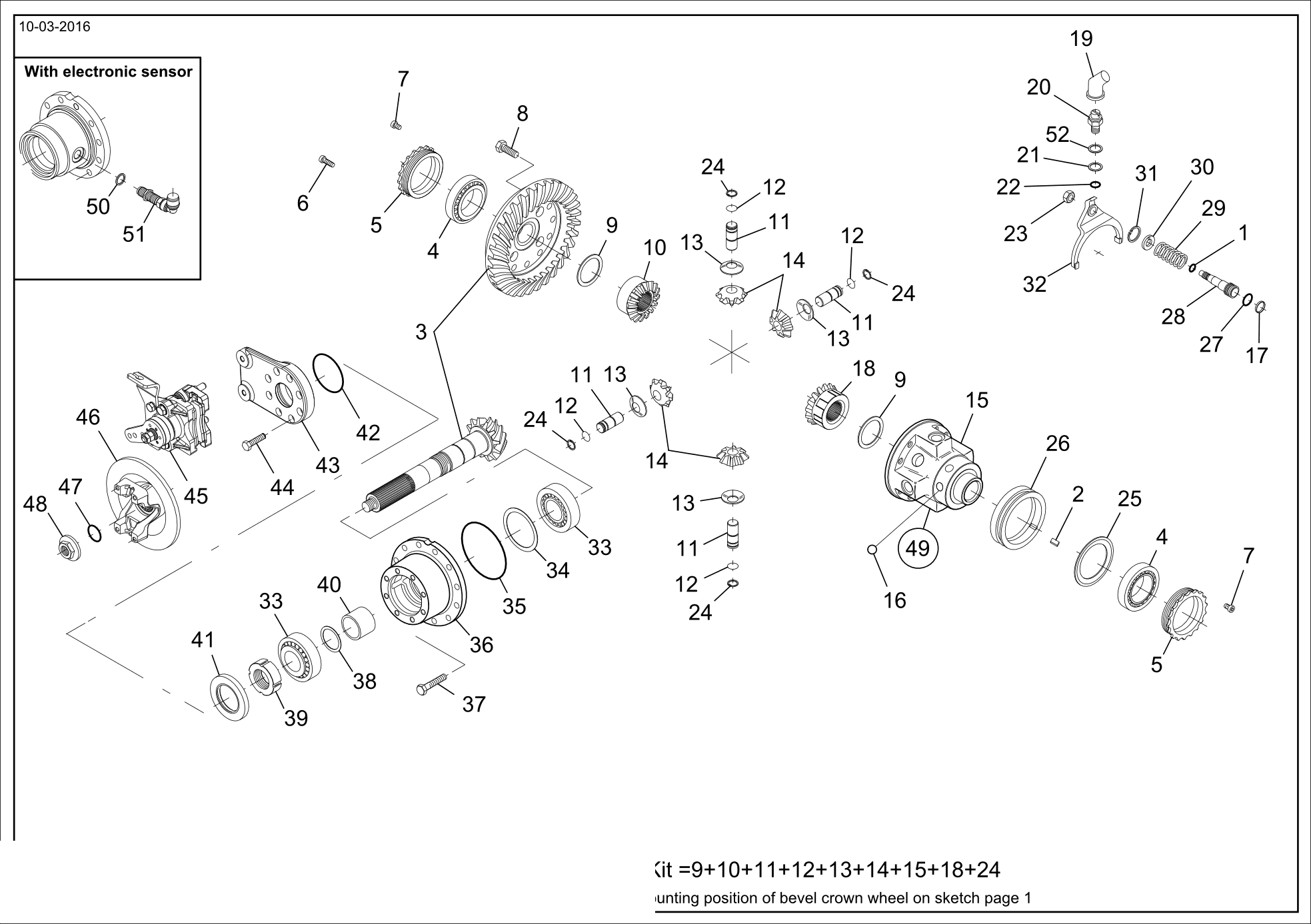 drawing for GHH 1202-0013 - DIFFERENTIAL SIDE GEAR (figure 5)