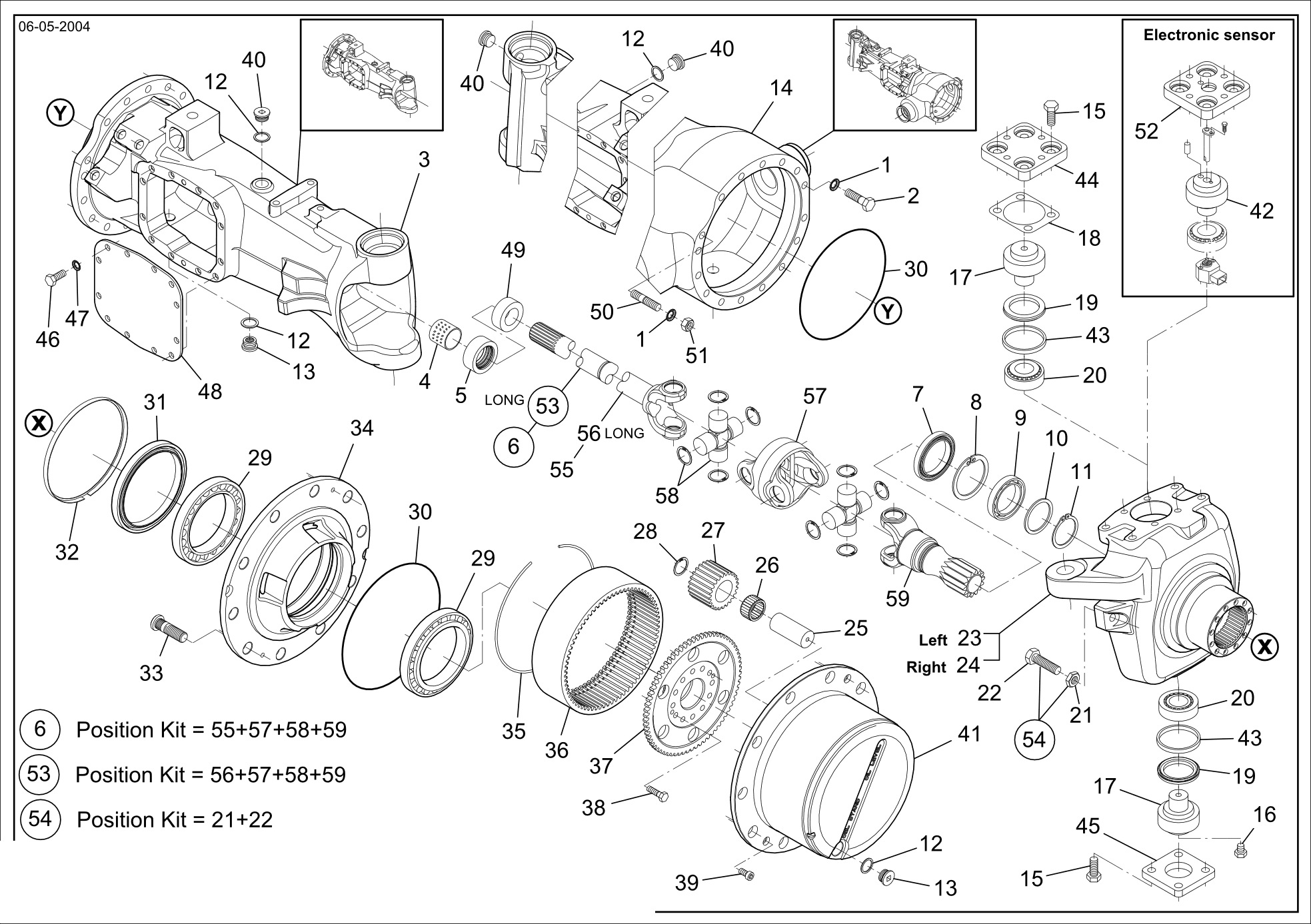 drawing for CNH NEW HOLLAND 84021801 - THRUST BUSHING (figure 1)