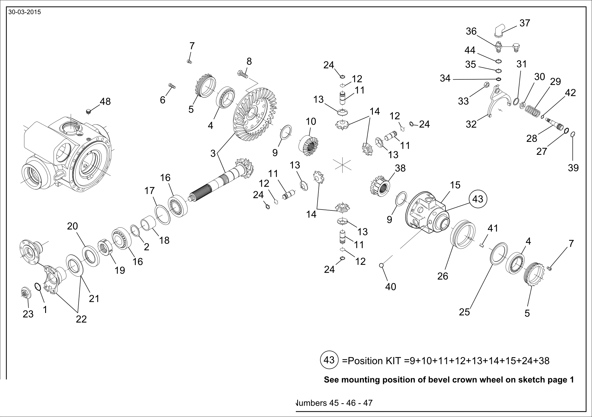 drawing for GHH 1202-0042 - FLANGE (figure 2)
