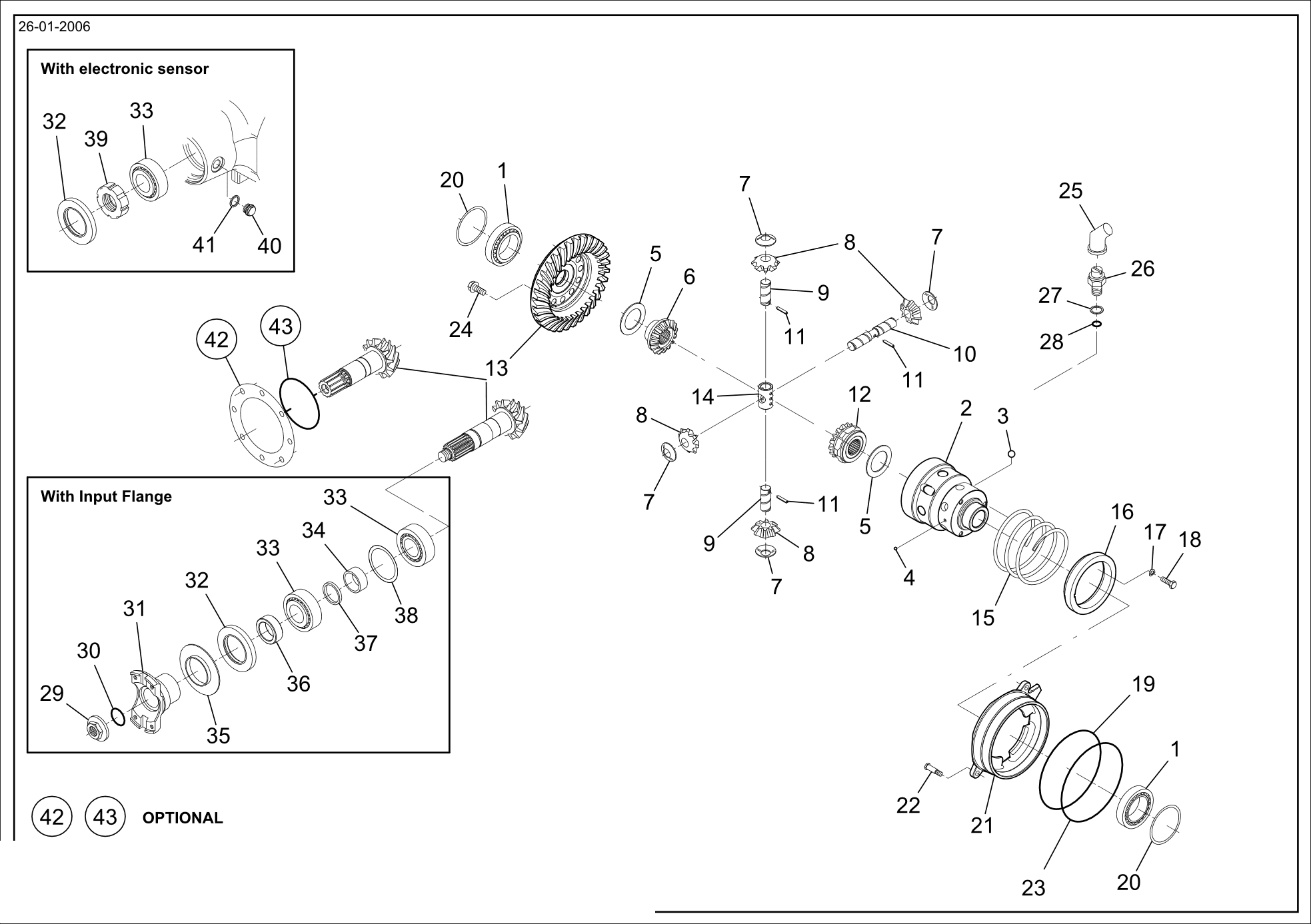 drawing for WACKER NEUSON 1000099716 - FLANGE (figure 4)