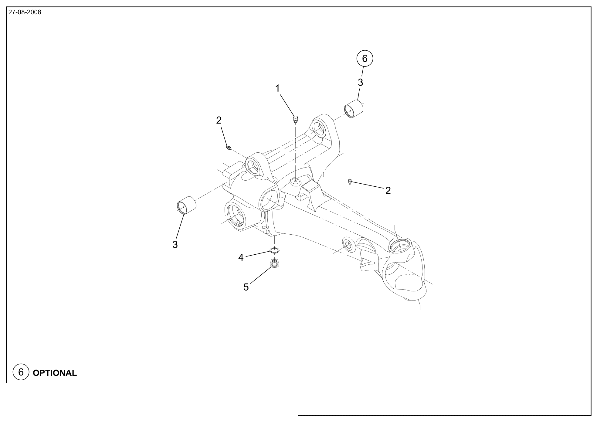 drawing for CLARK 06000.139354 - BUSHING (figure 2)