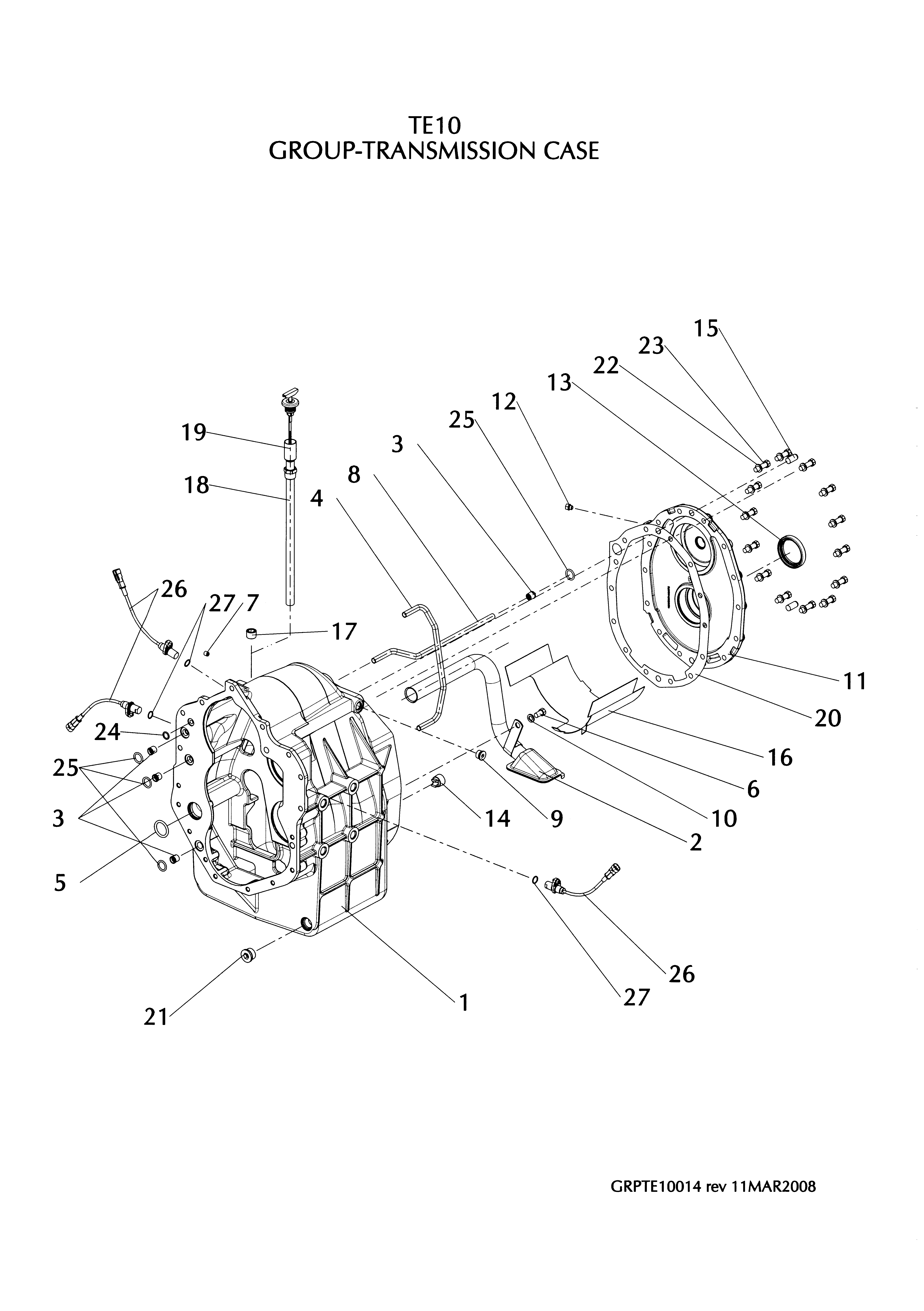 drawing for CNH NEW HOLLAND 292412A1 - PIN