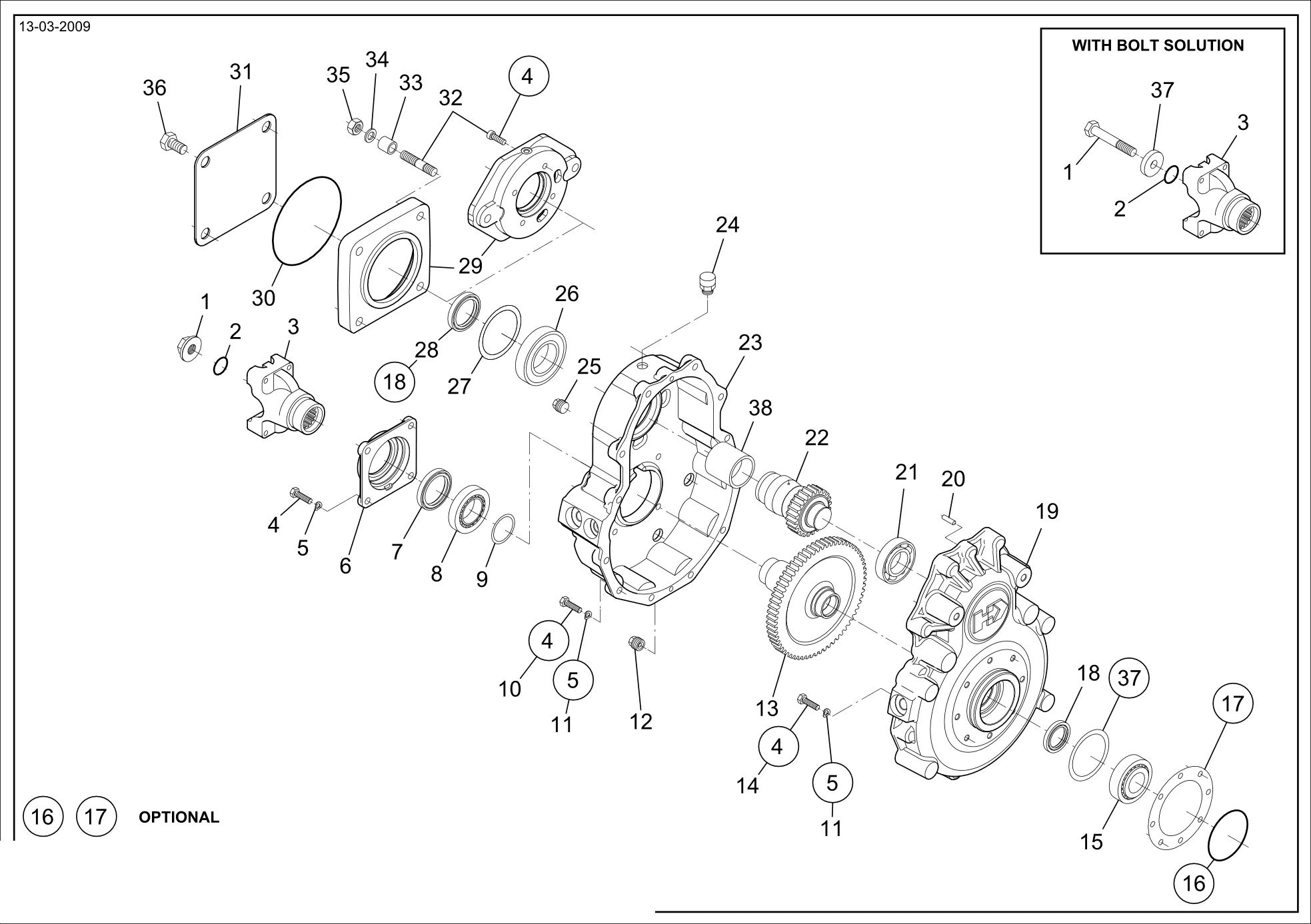drawing for CNH NEW HOLLAND 71482559 - HEXAGON BOLT (figure 5)