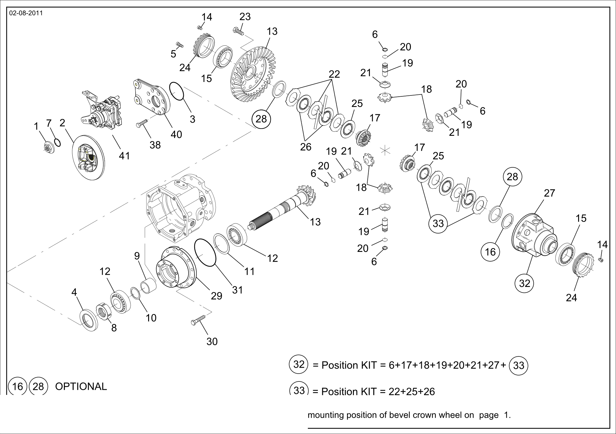 drawing for CNH NEW HOLLAND 87541816 - SELF LOCKING DIFFERENTIAL