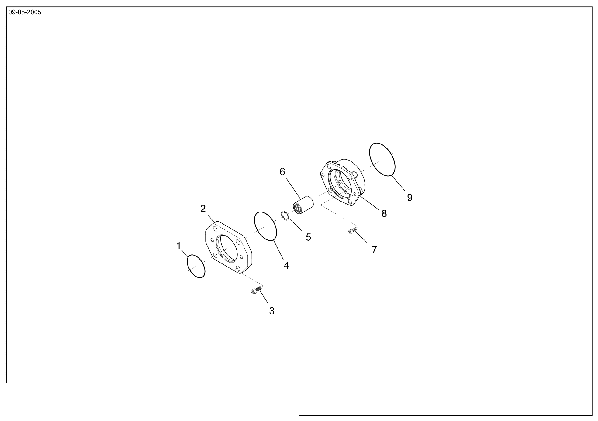 drawing for BOBCAT 120402-00328 - CIRCLIP (figure 2)