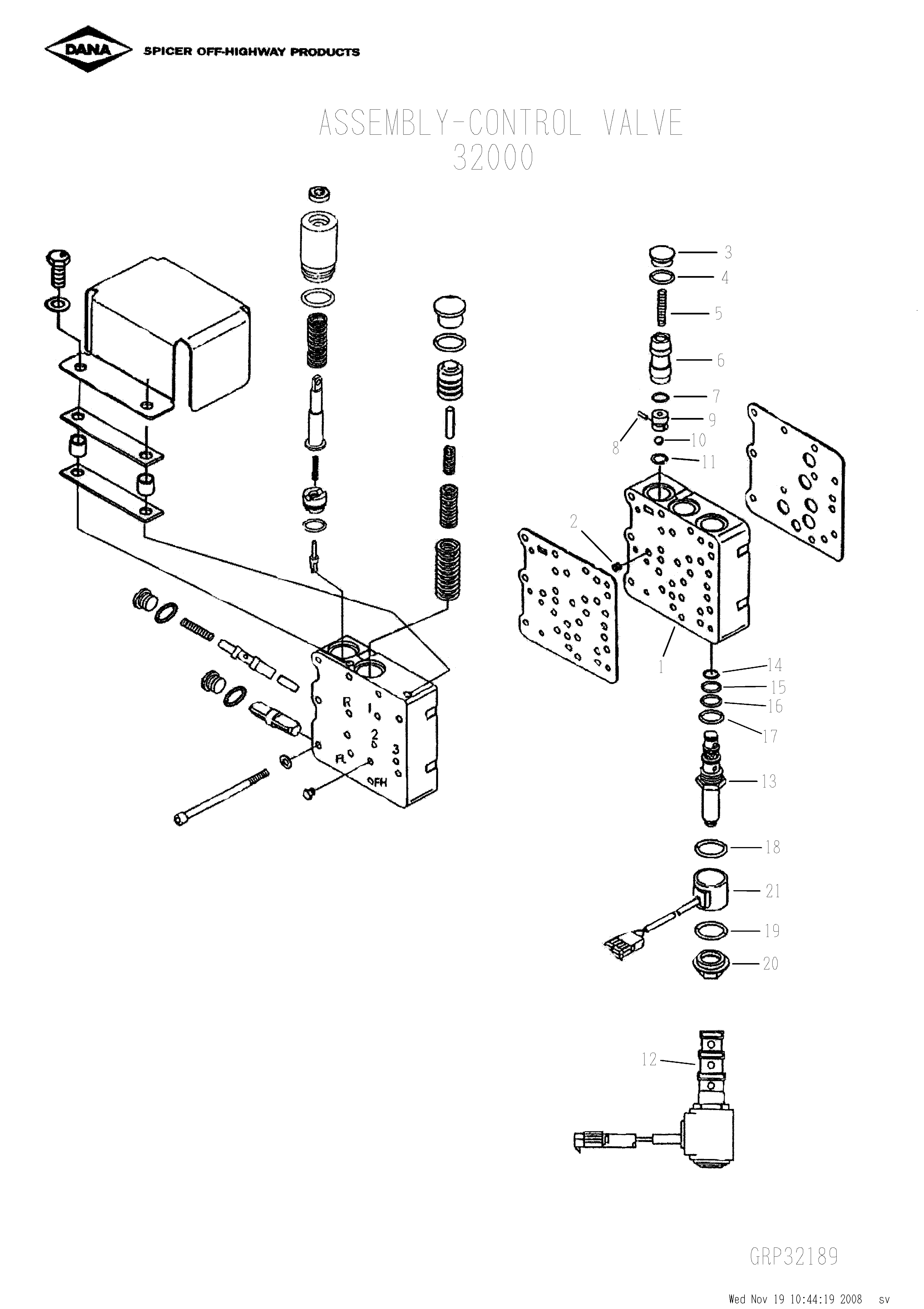 drawing for SCHOPF MASCHINENBAU GMBH 103046 - SOLENOID ASSY (figure 1)