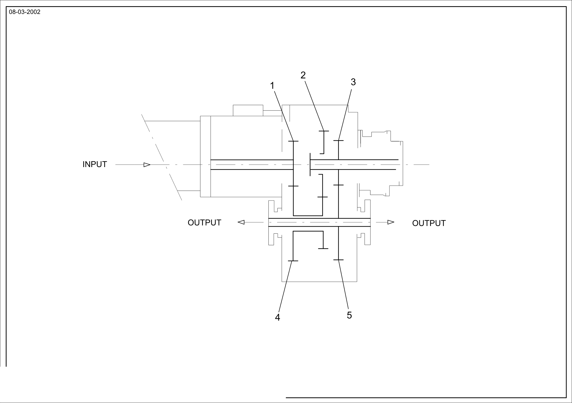 drawing for Hyundai Construction Equipment 355.14.135.01 - GEAR (figure 2)