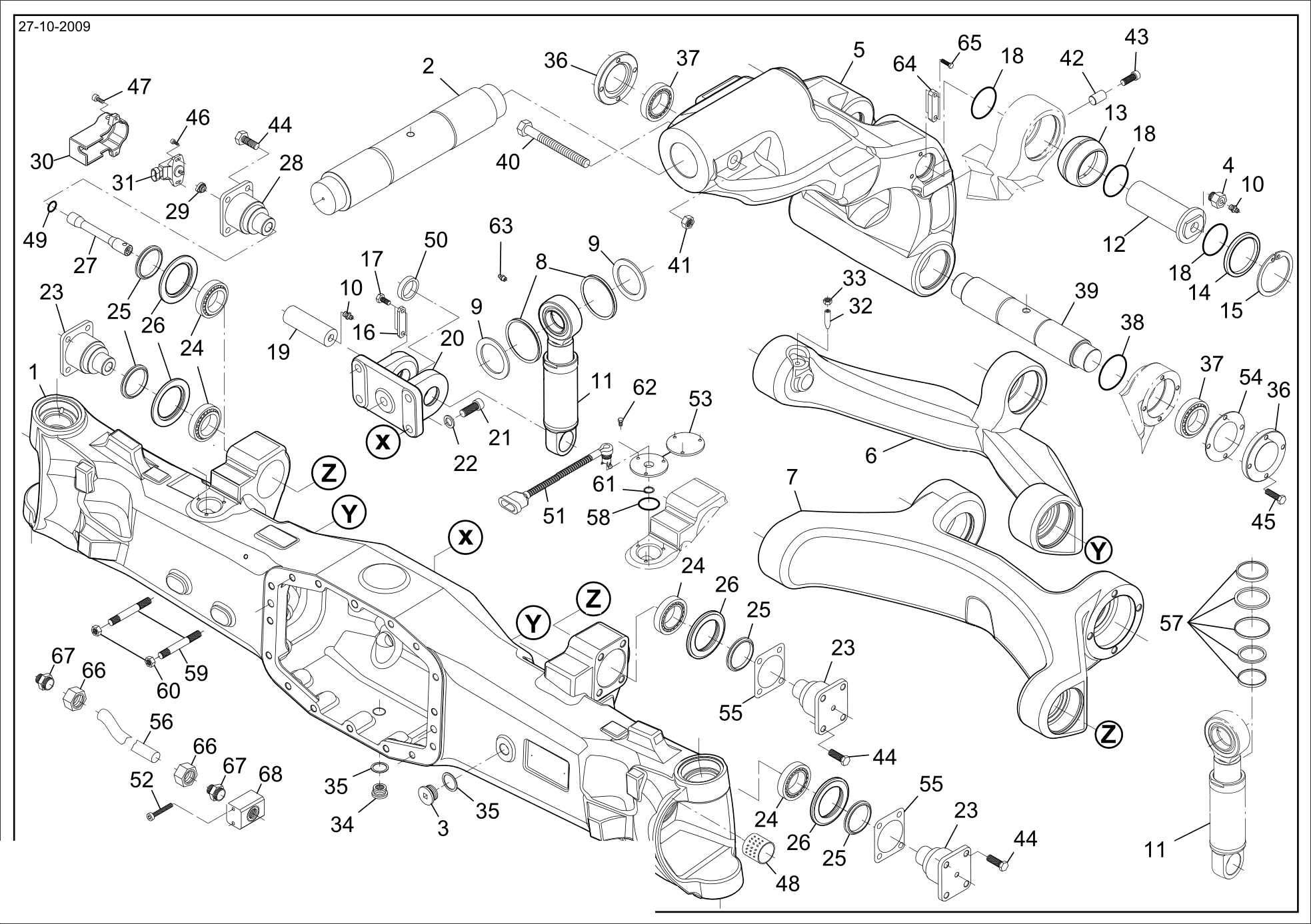 drawing for AGCO 001053758 - SEAL - O-RING (figure 1)