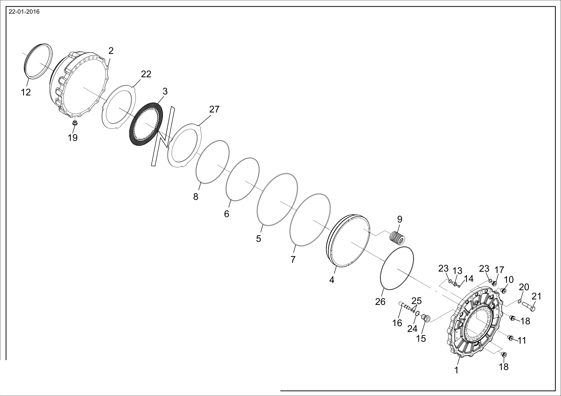 drawing for WALDON 388381 - SEAL - O-RING (figure 5)