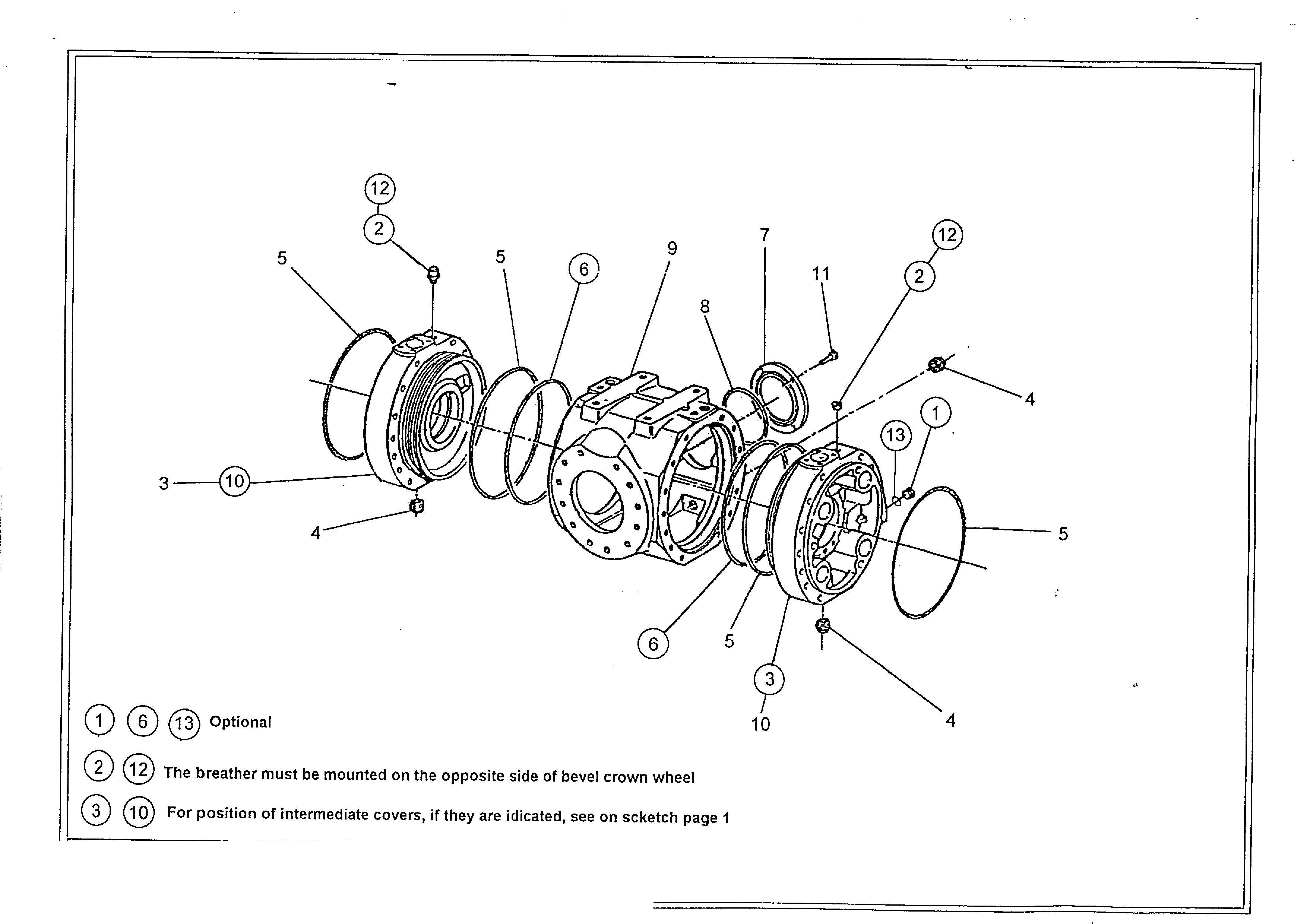 drawing for CATERPILLAR 015424-1-7 - COVER (figure 1)
