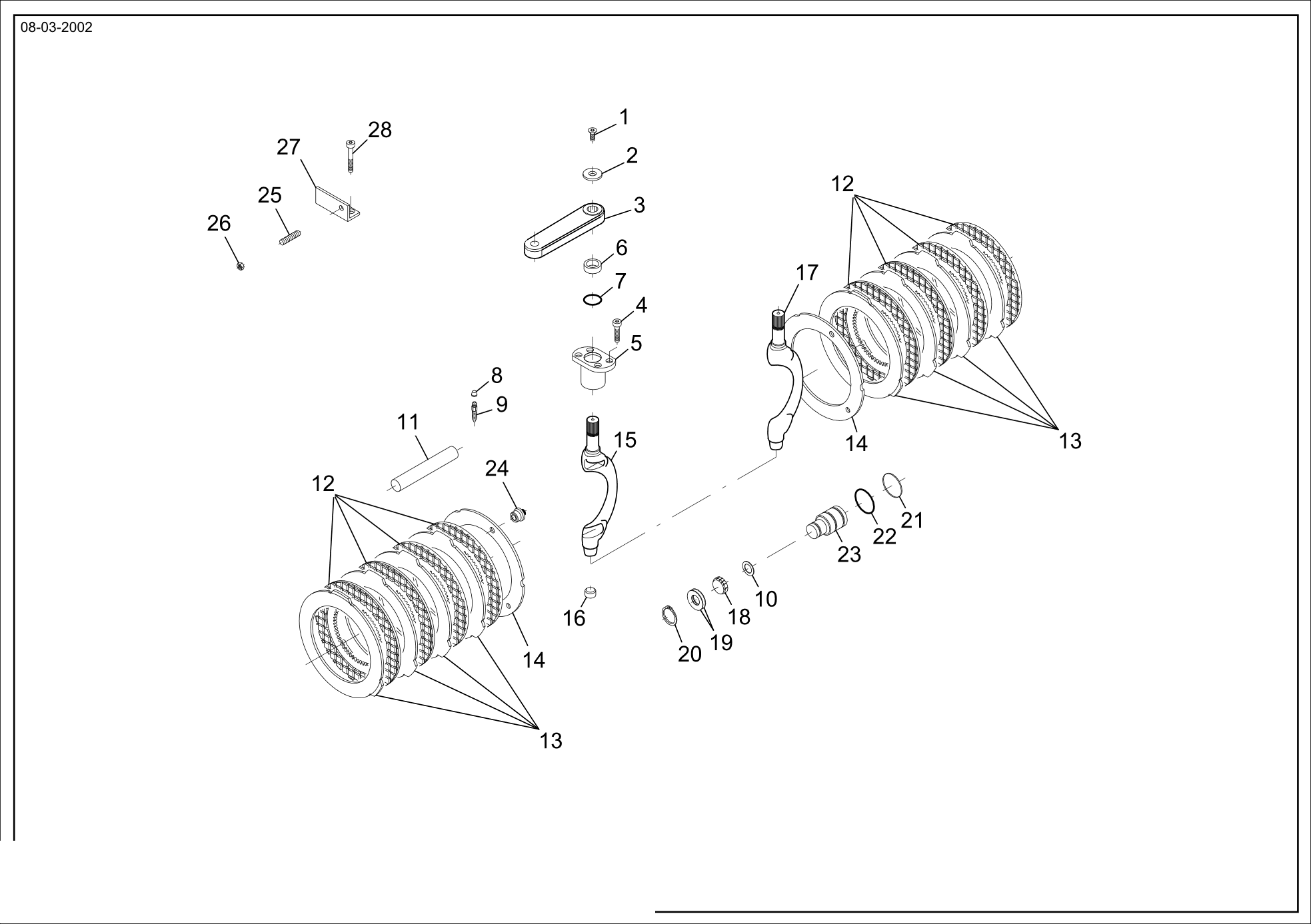 drawing for FMC FM2184MP - BRAKE DISC (figure 5)