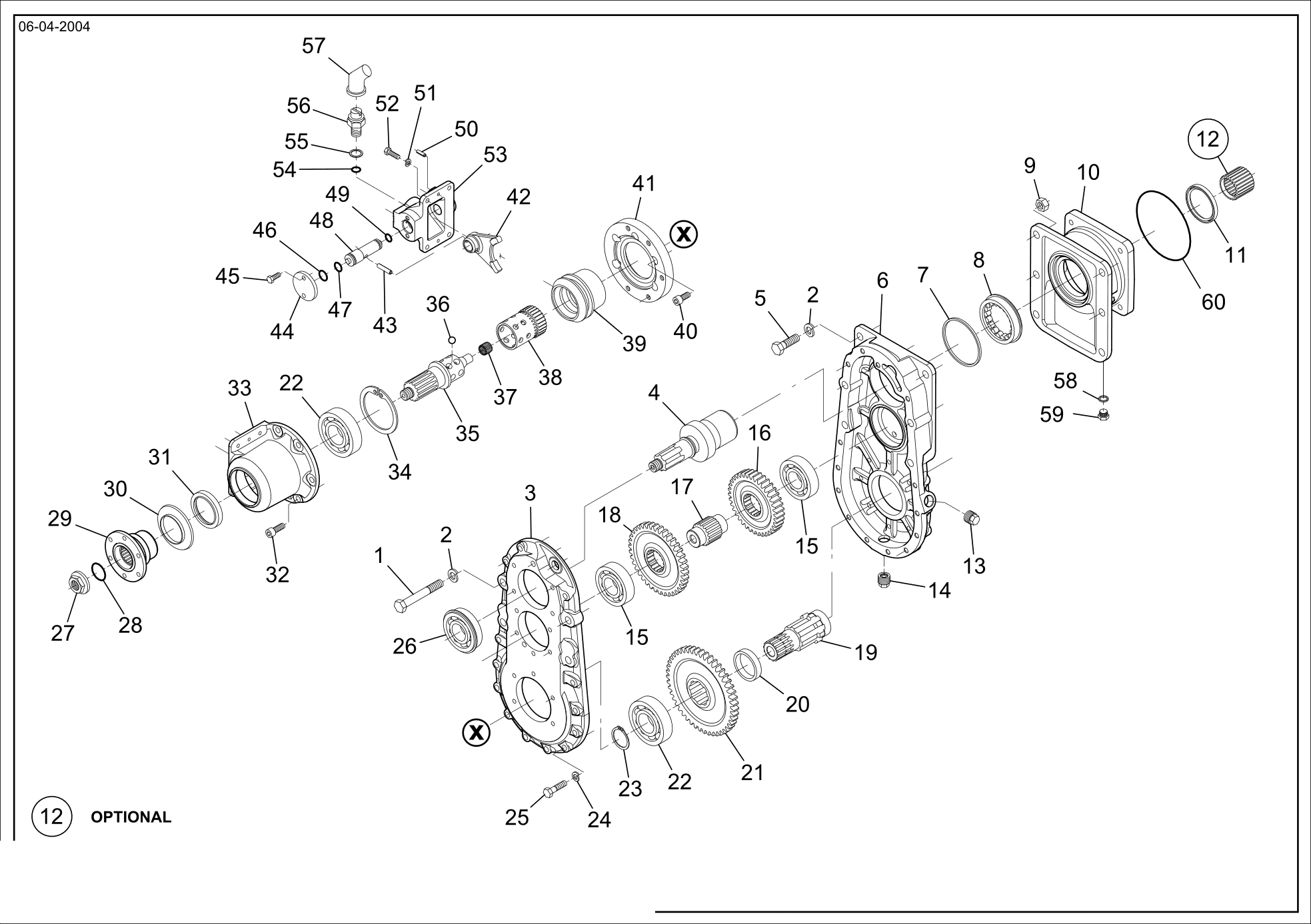 drawing for CNH NEW HOLLAND N13370 - ROLL PIN (figure 4)