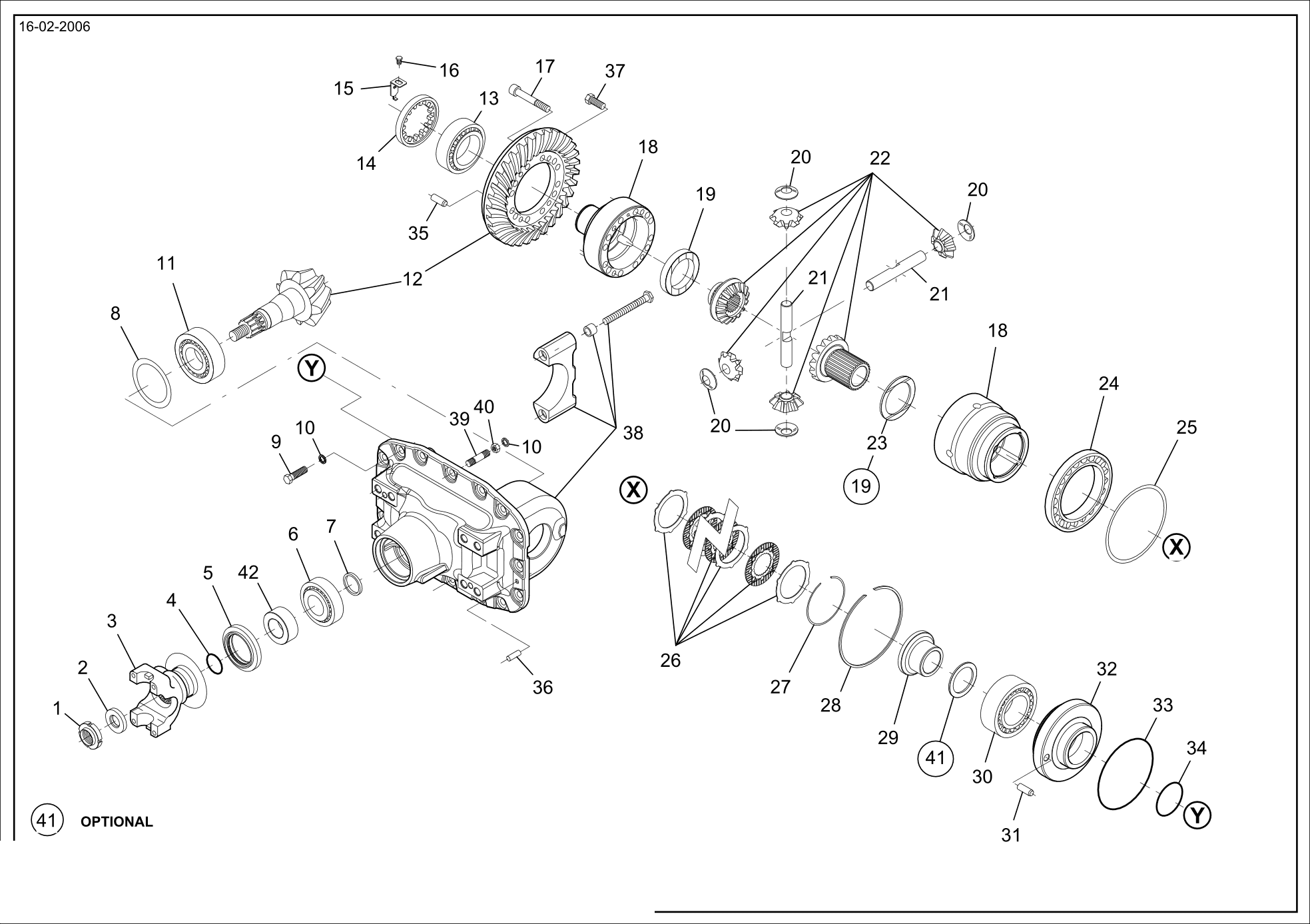drawing for LANDINI 1444071X1 - BOLT (figure 5)