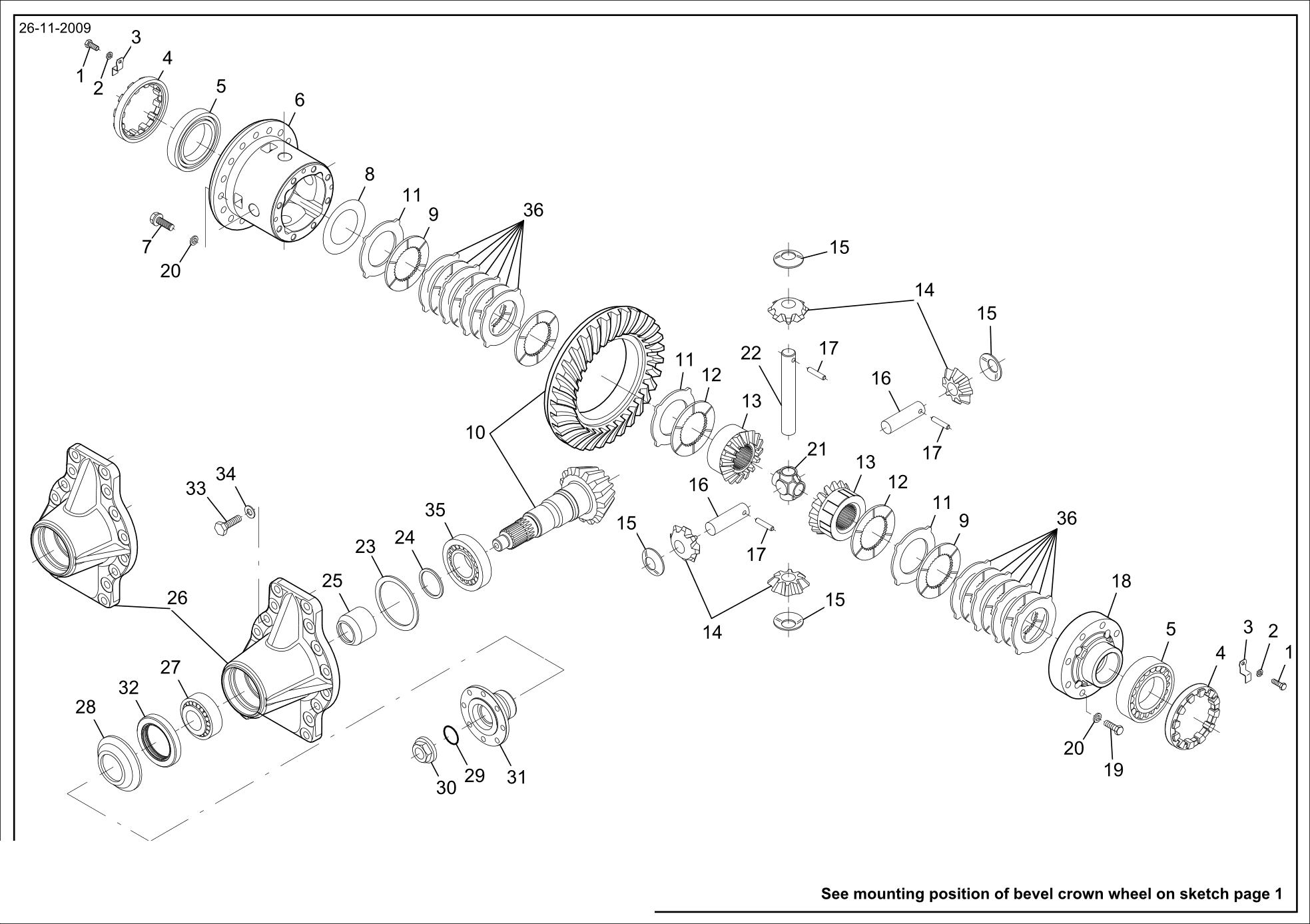 drawing for INTERNATIONAL 148905A1 - FRICTION PLATE (figure 4)