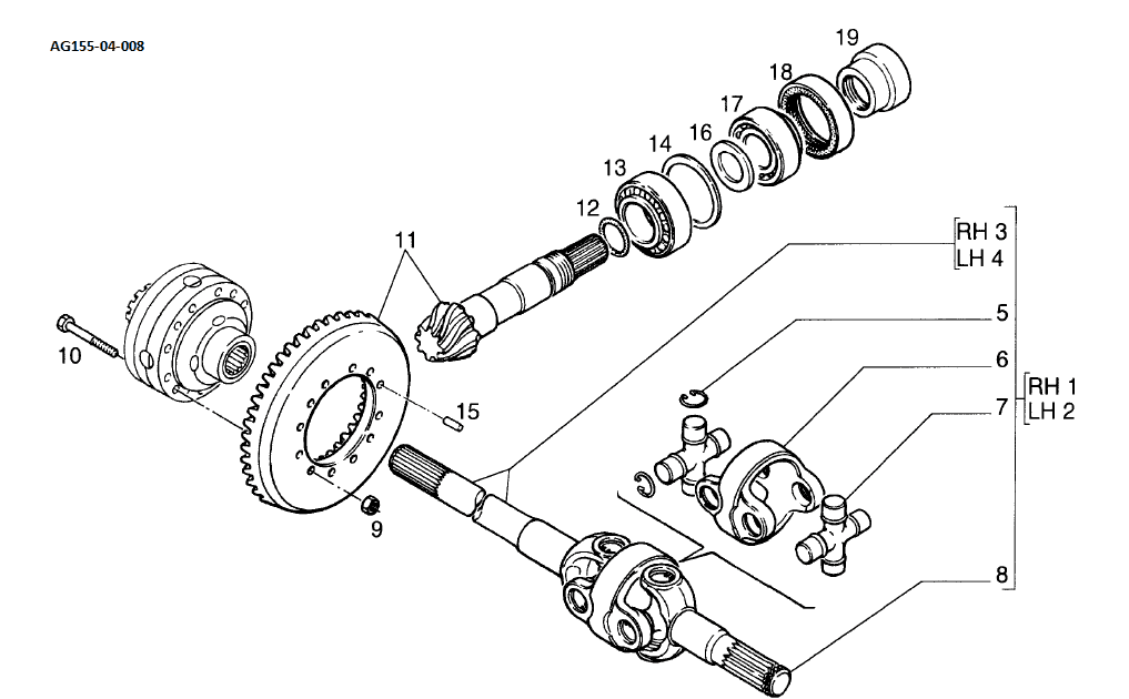 drawing for GKN 09753/540754 - JOINT CENTRE SECTION (figure 3)