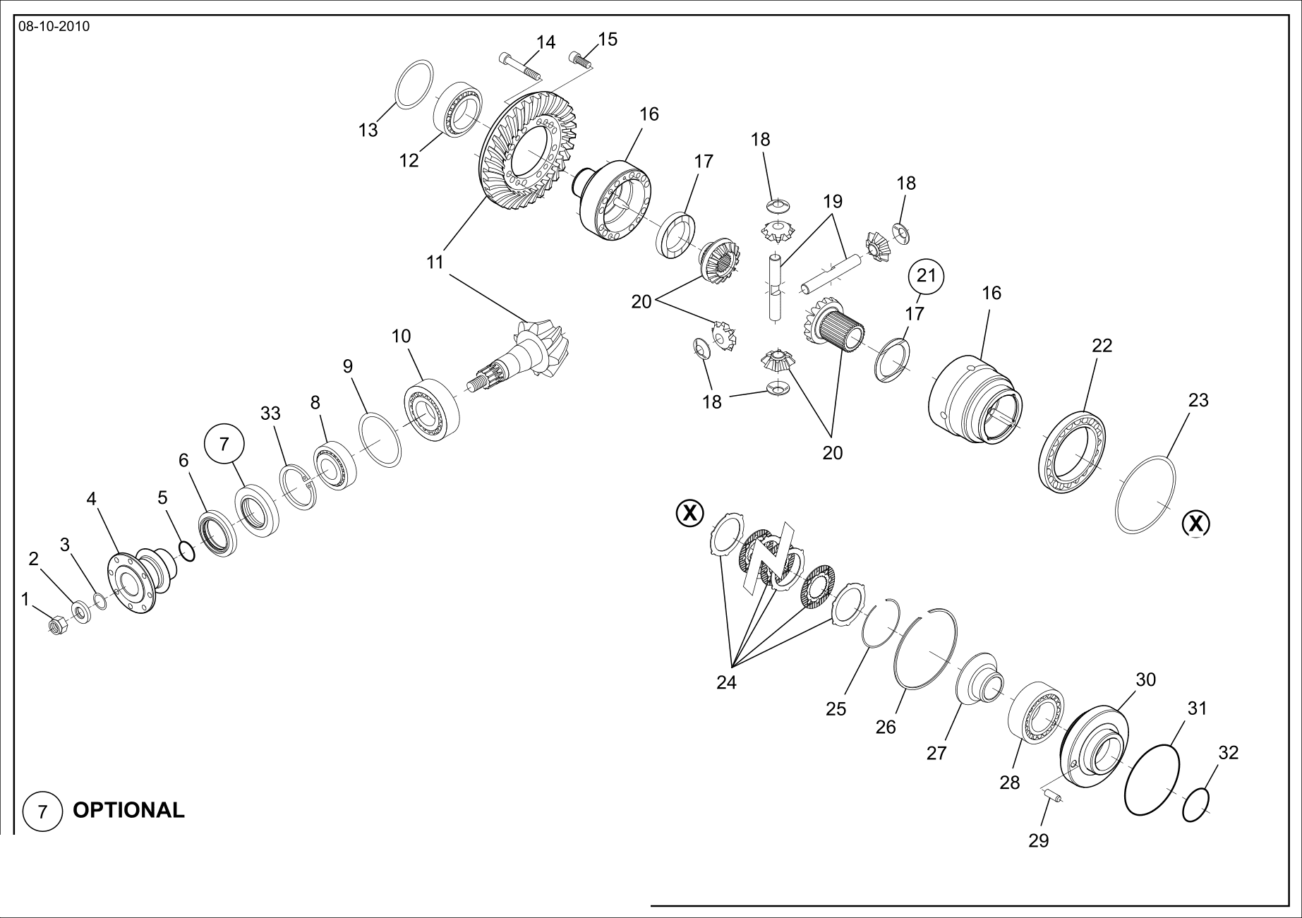 drawing for AGCO 58160 - NUT (figure 5)