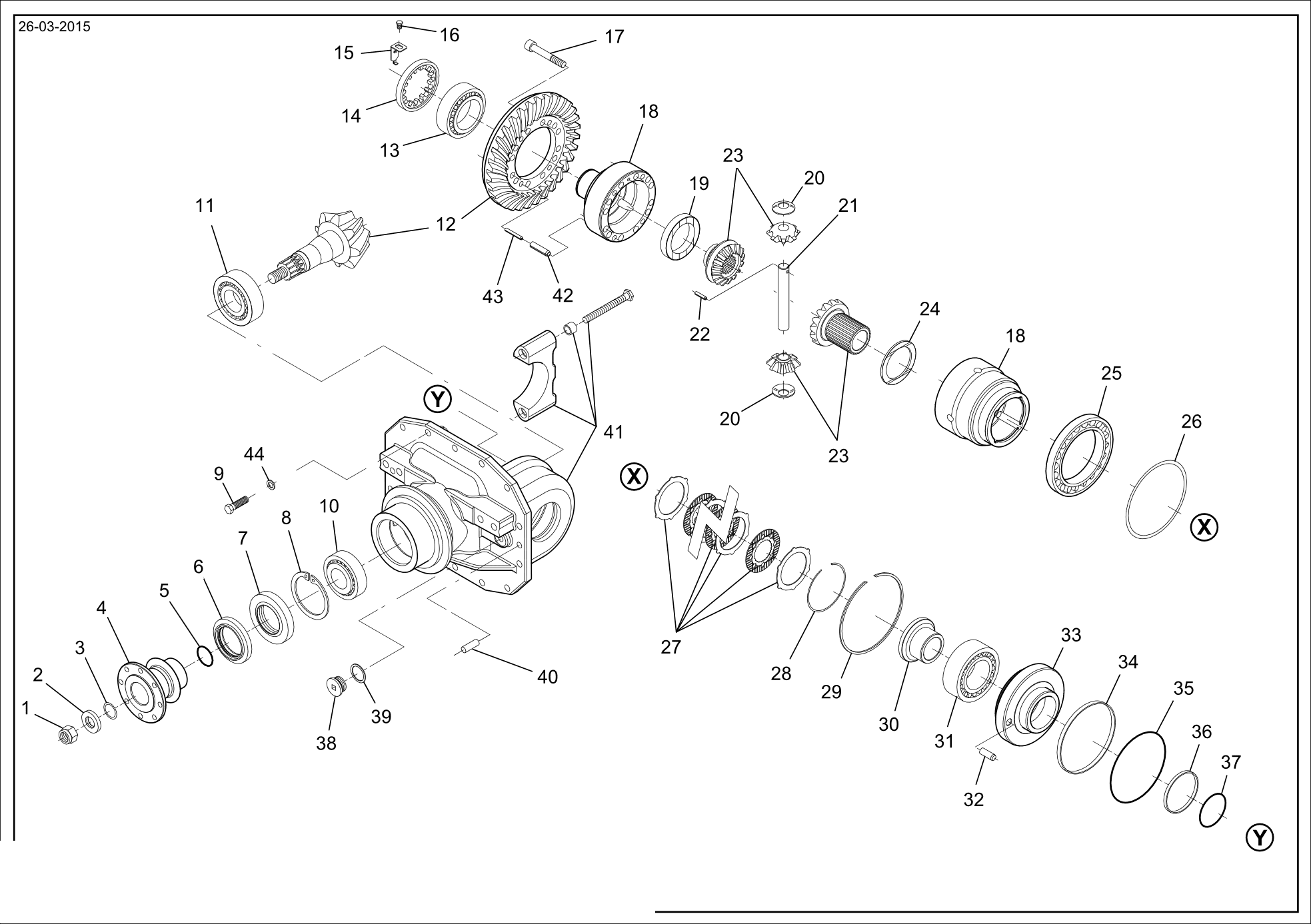 drawing for AGCO X550127401000 - SEAL (figure 4)