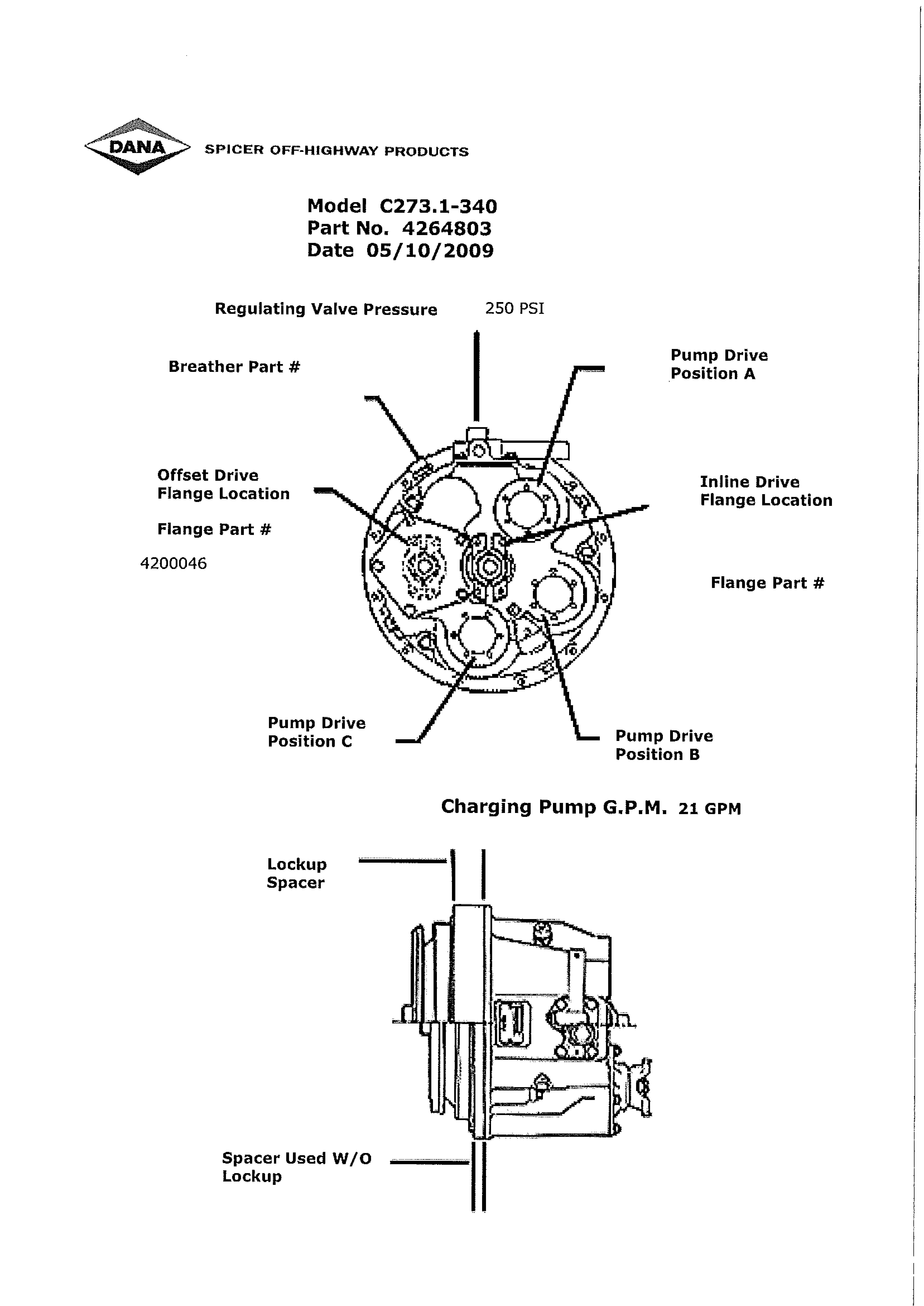 drawing for HSM HOHENLOHER 5021 - FLANGE (figure 1)